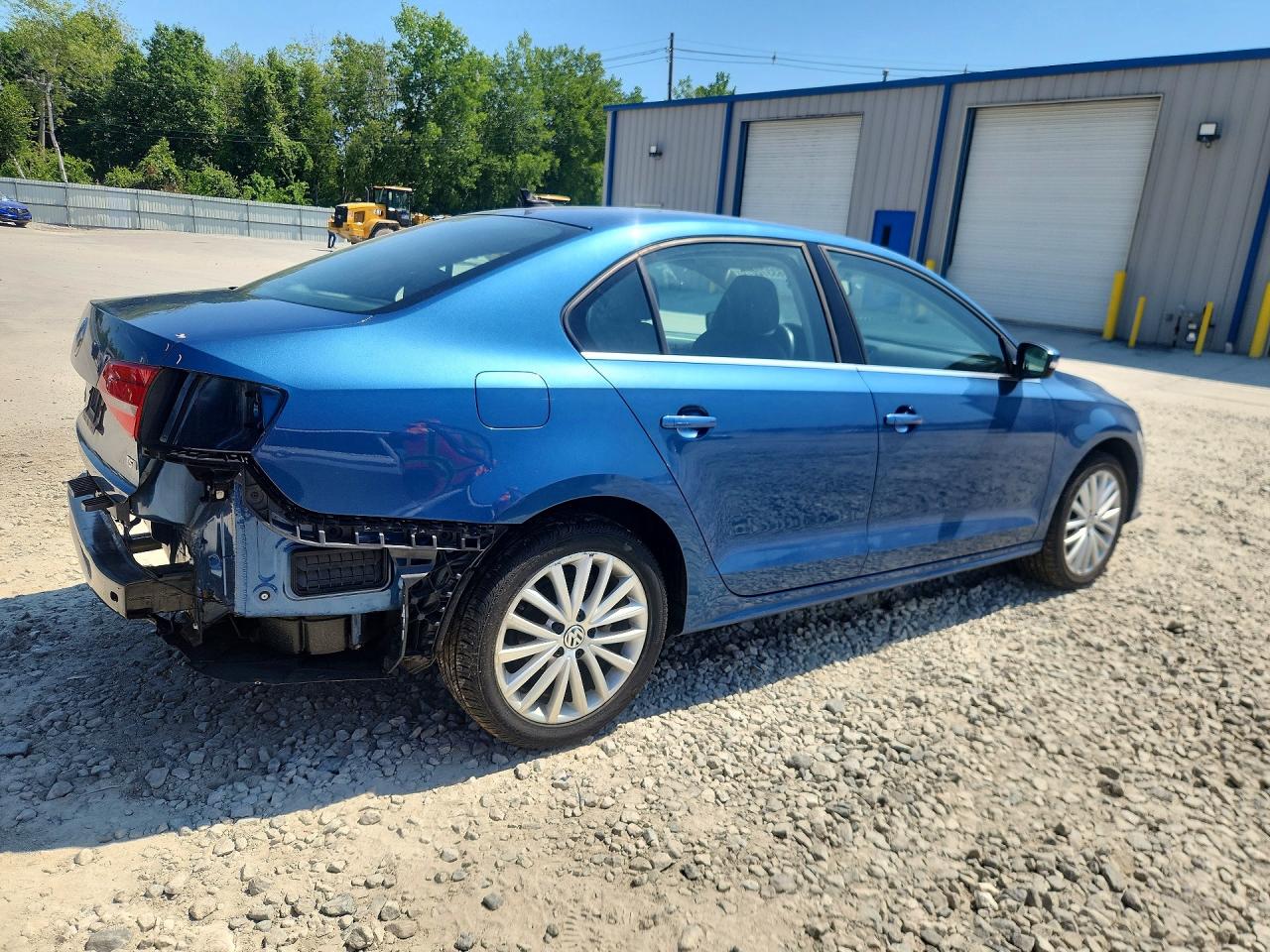 2015 Volkswagen Jetta Se Blue vin: 3VWD17AJ2FM343541