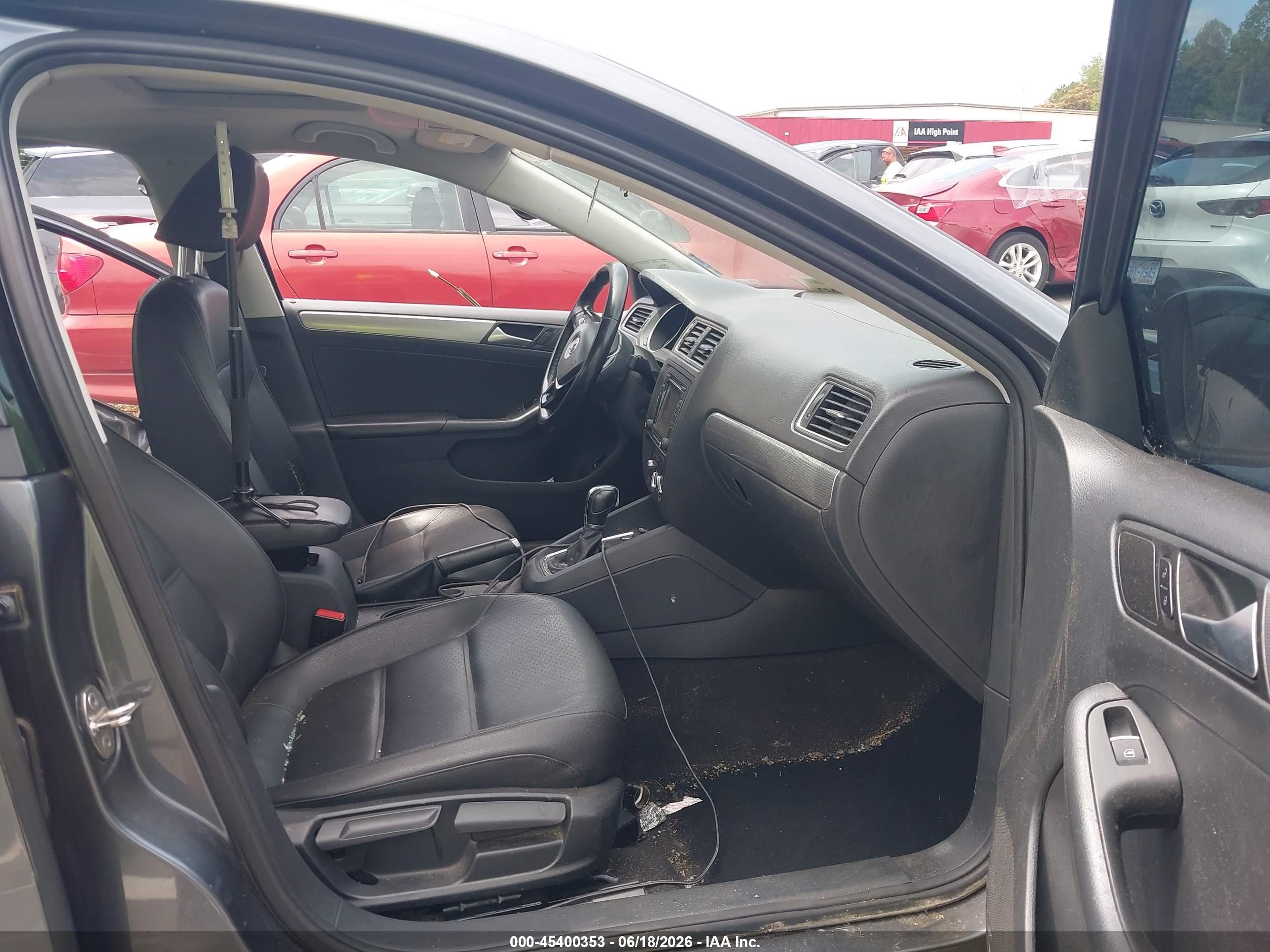 2015 Volkswagen Jetta 1.8t Se Gray vin: 3VWD17AJ2FM356869