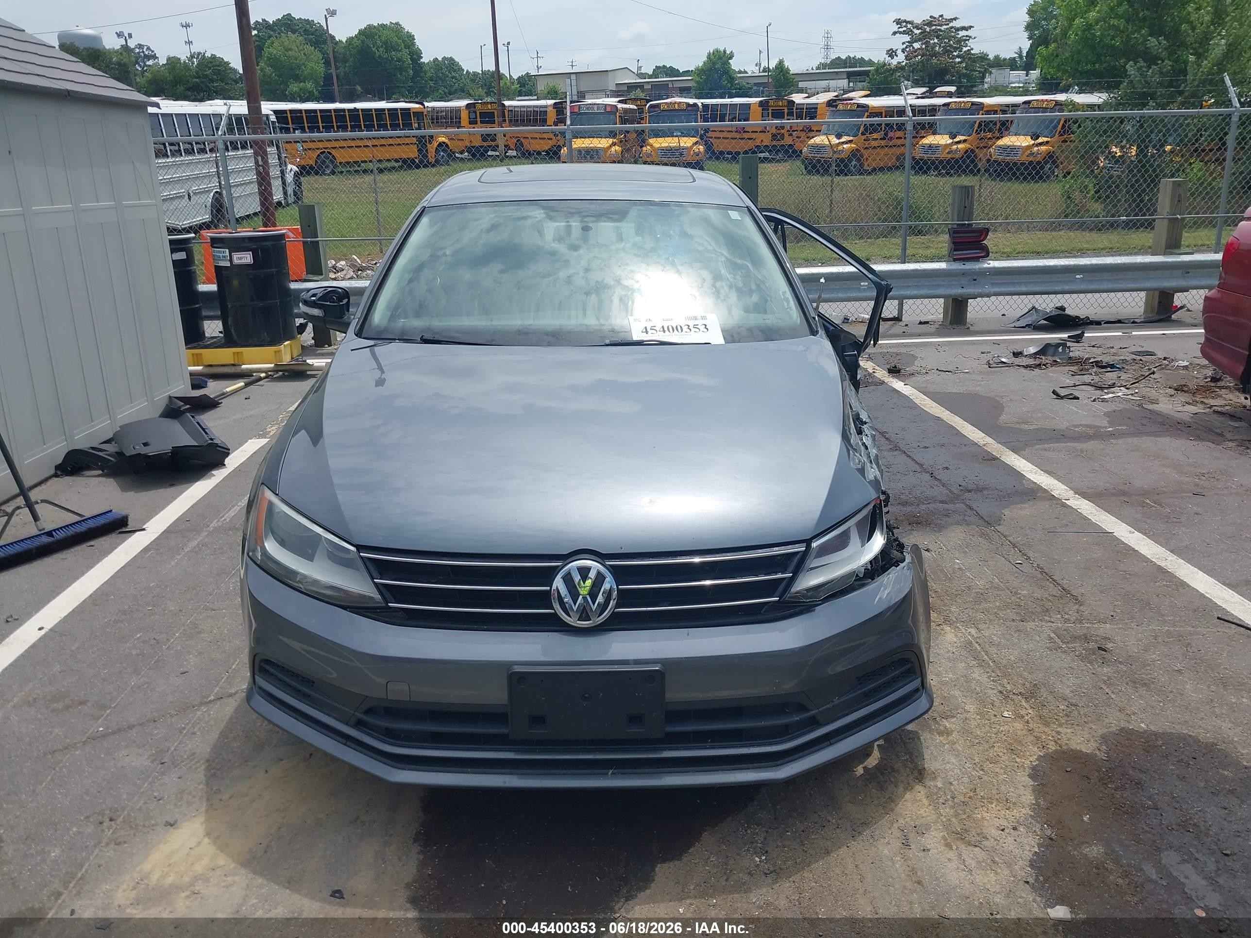 2015 Volkswagen Jetta 1.8t Se Gray vin: 3VWD17AJ2FM356869