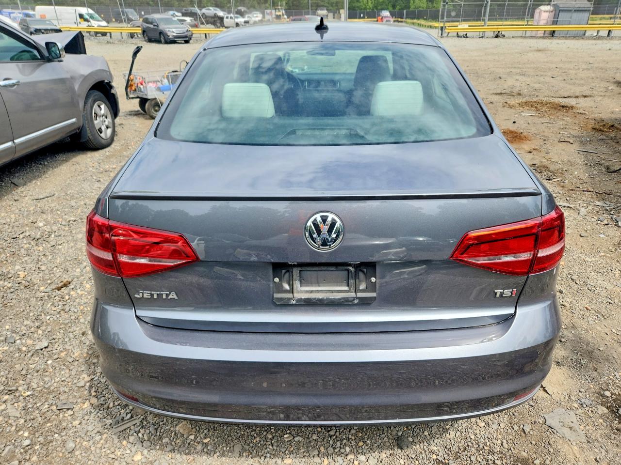 2015 Volkswagen Jetta Se Gray vin: 3VWD17AJ2FM421025