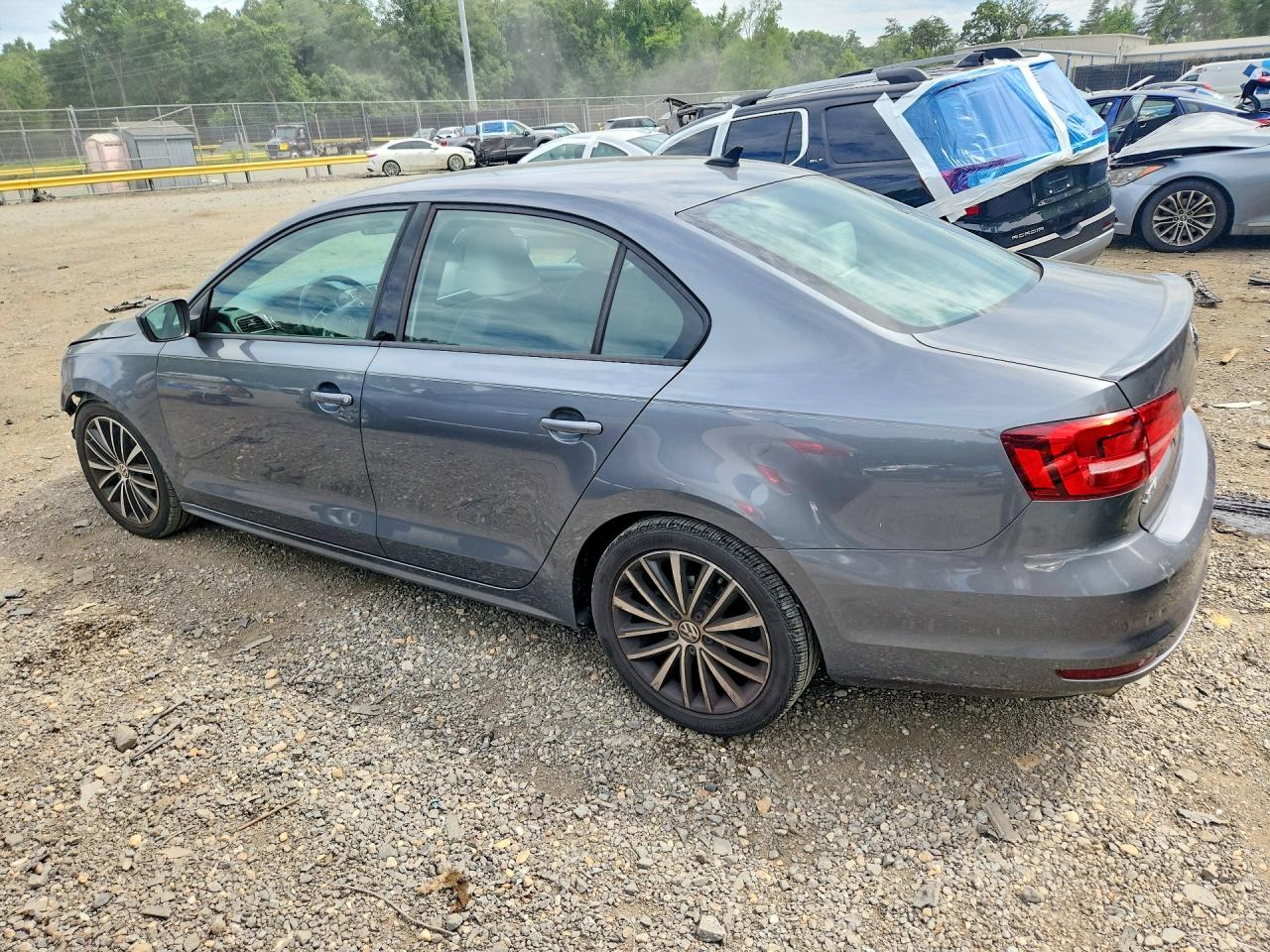 2015 Volkswagen Jetta Se Gray vin: 3VWD17AJ2FM421025