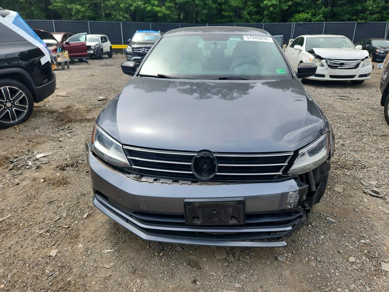 2015 Volkswagen Jetta Se Gray vin: 3VWD17AJ2FM421025