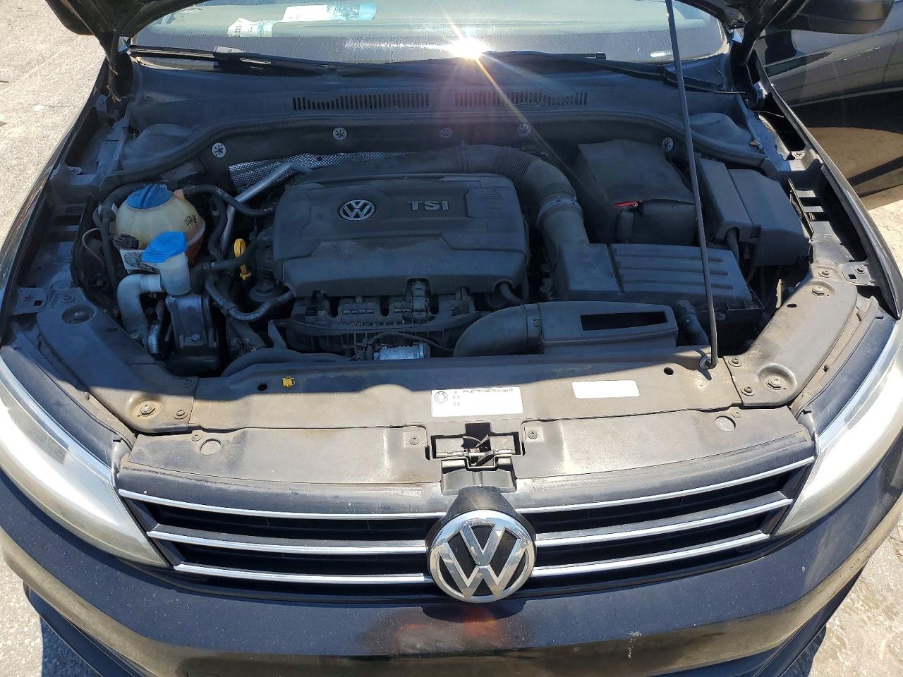 2016 Volkswagen Jetta Sport Black vin: 3VWD17AJ2GM414514