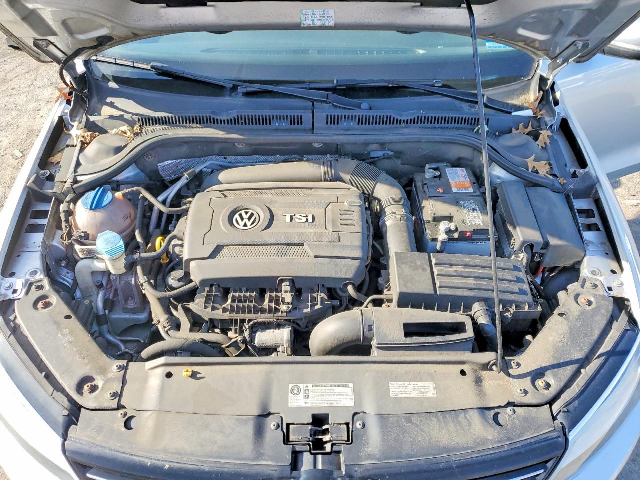 2014 Volkswagen Jetta Se Silver vin: 3VWD17AJ3EM227053