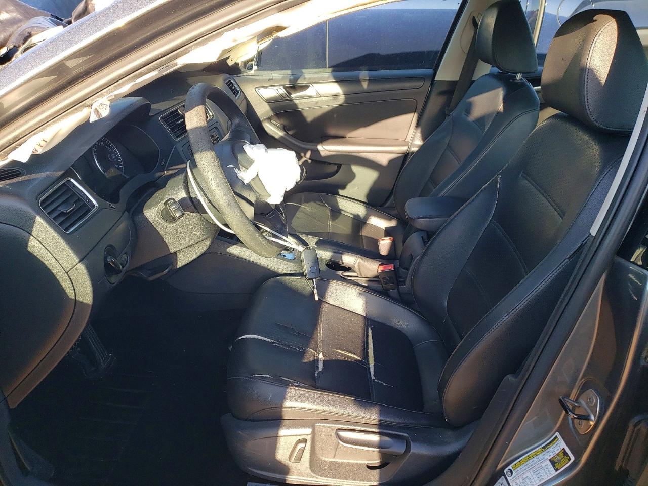 2014 Volkswagen Jetta Se Gray vin: 3VWD17AJ3EM241941