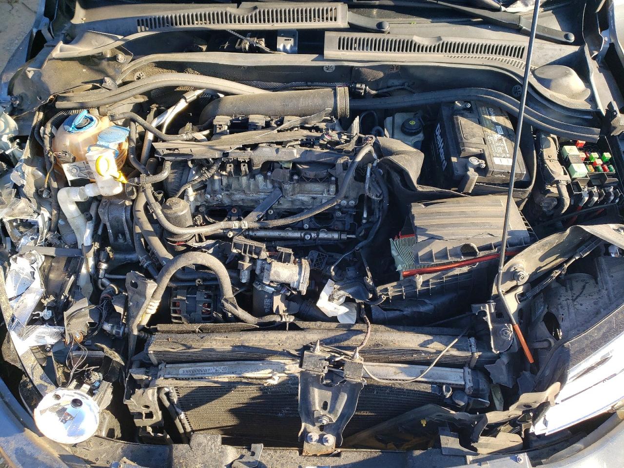 2014 Volkswagen Jetta Se Gray vin: 3VWD17AJ3EM241941