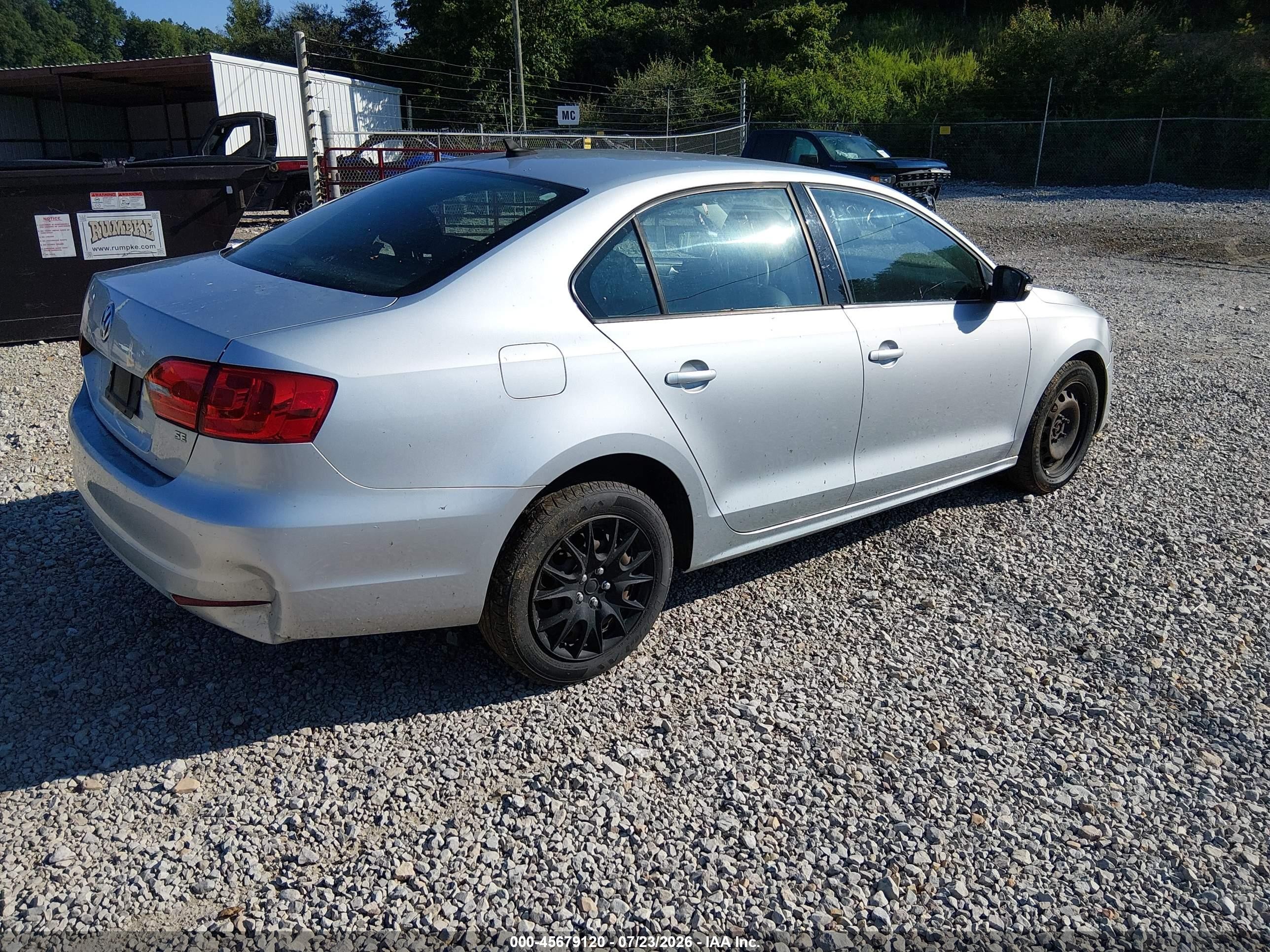 2014 Volkswagen Jetta 1.8t Se Серебряный vin: 3VWD17AJ3EM246296