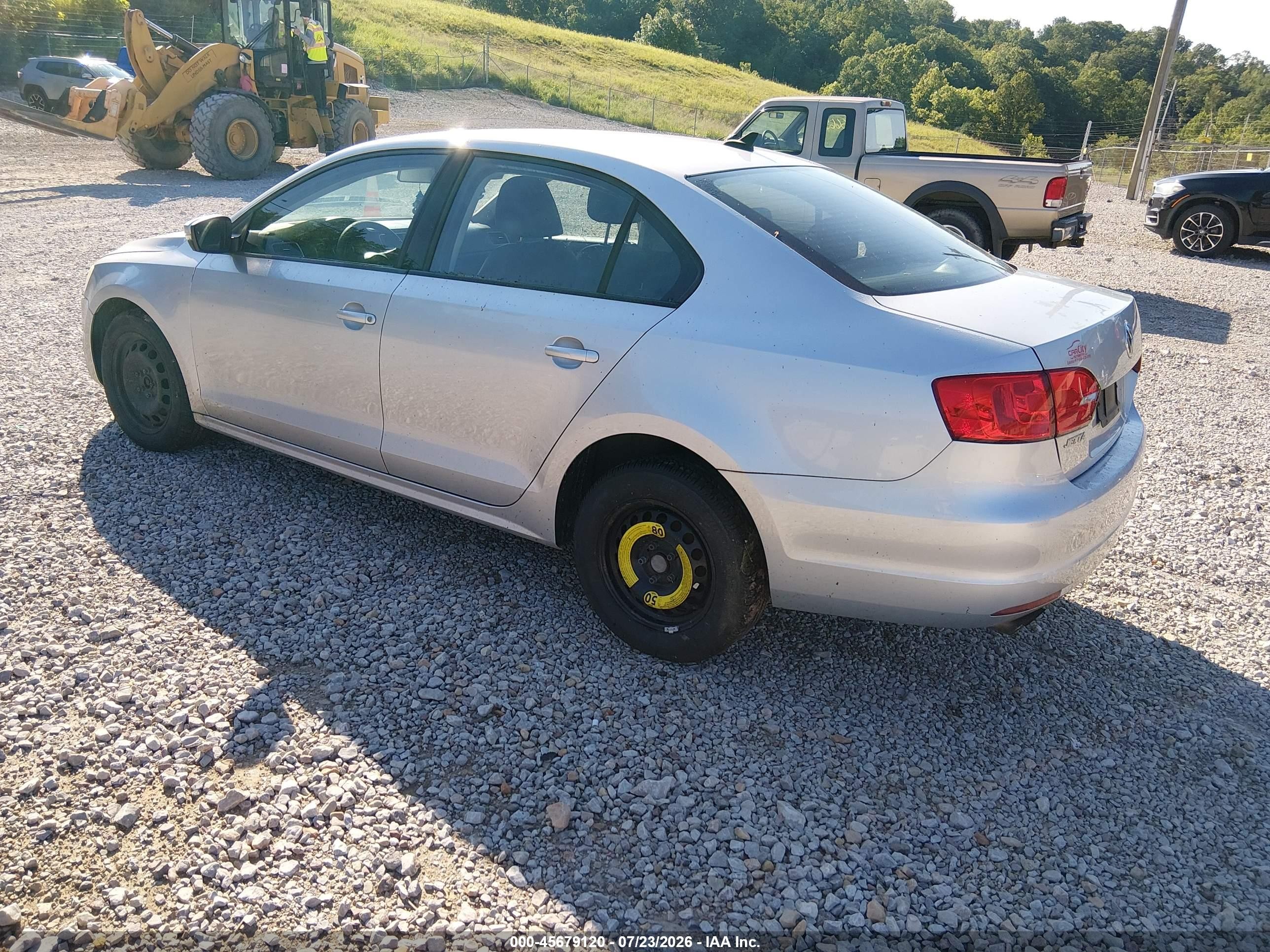 2014 Volkswagen Jetta 1.8t Se Серебряный vin: 3VWD17AJ3EM246296