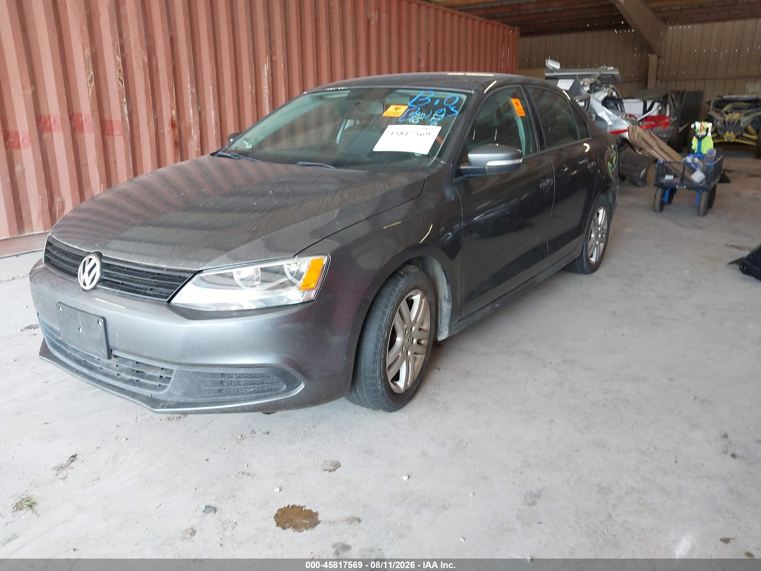2014 Volkswagen Jetta 1.8t Se Gray vin: 3VWD17AJ3EM360072