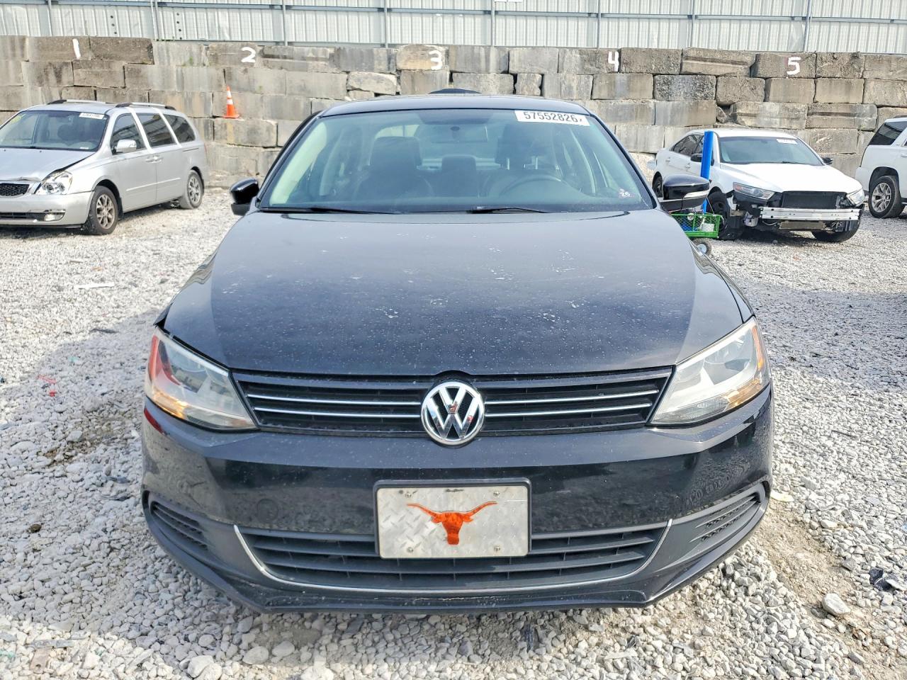 2014 Volkswagen Jetta Se Black vin: 3VWD17AJ3EM394562