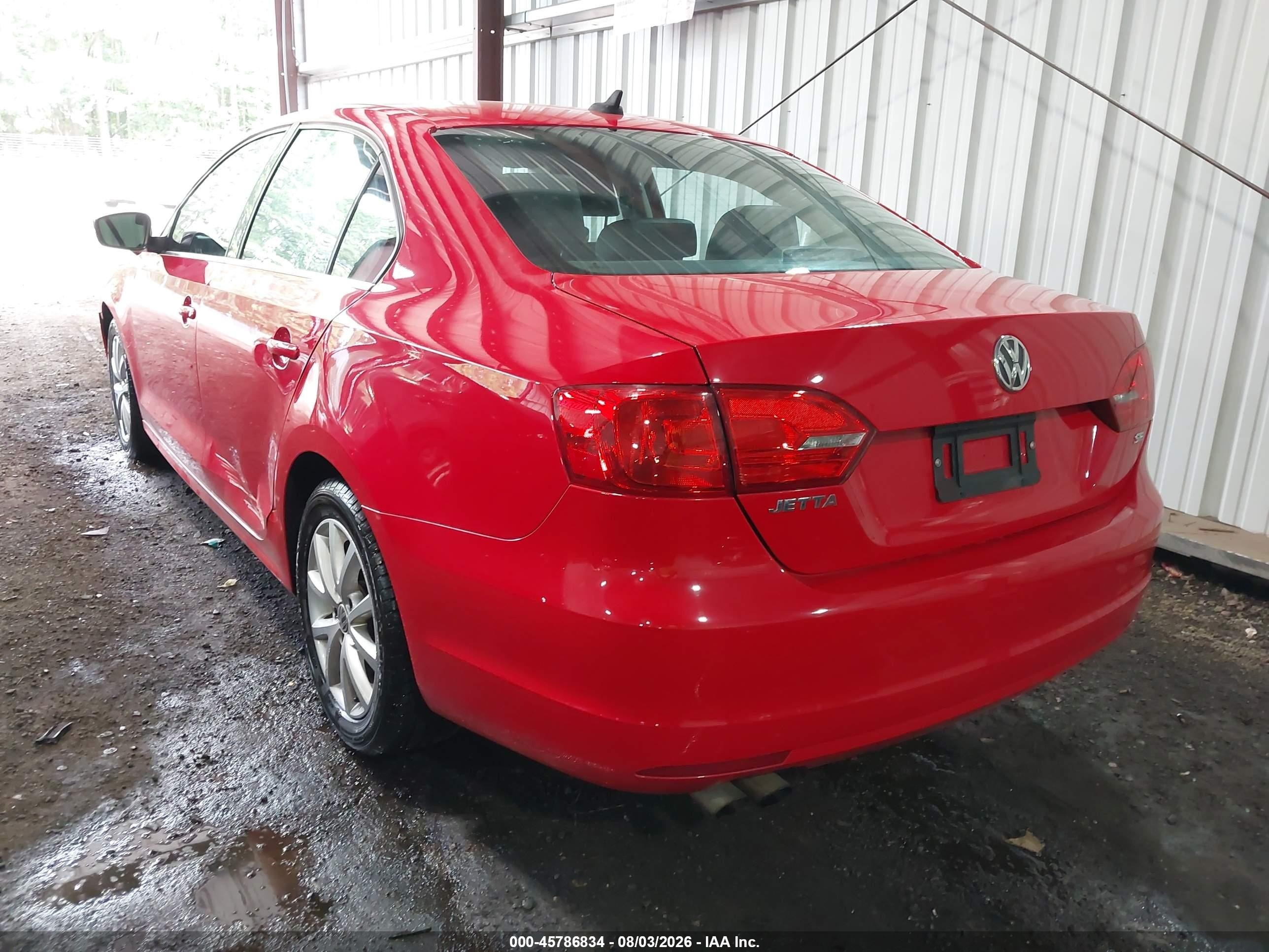 2014 Volkswagen Jetta 1.8t Se Red vin: 3VWD17AJ3EM423753