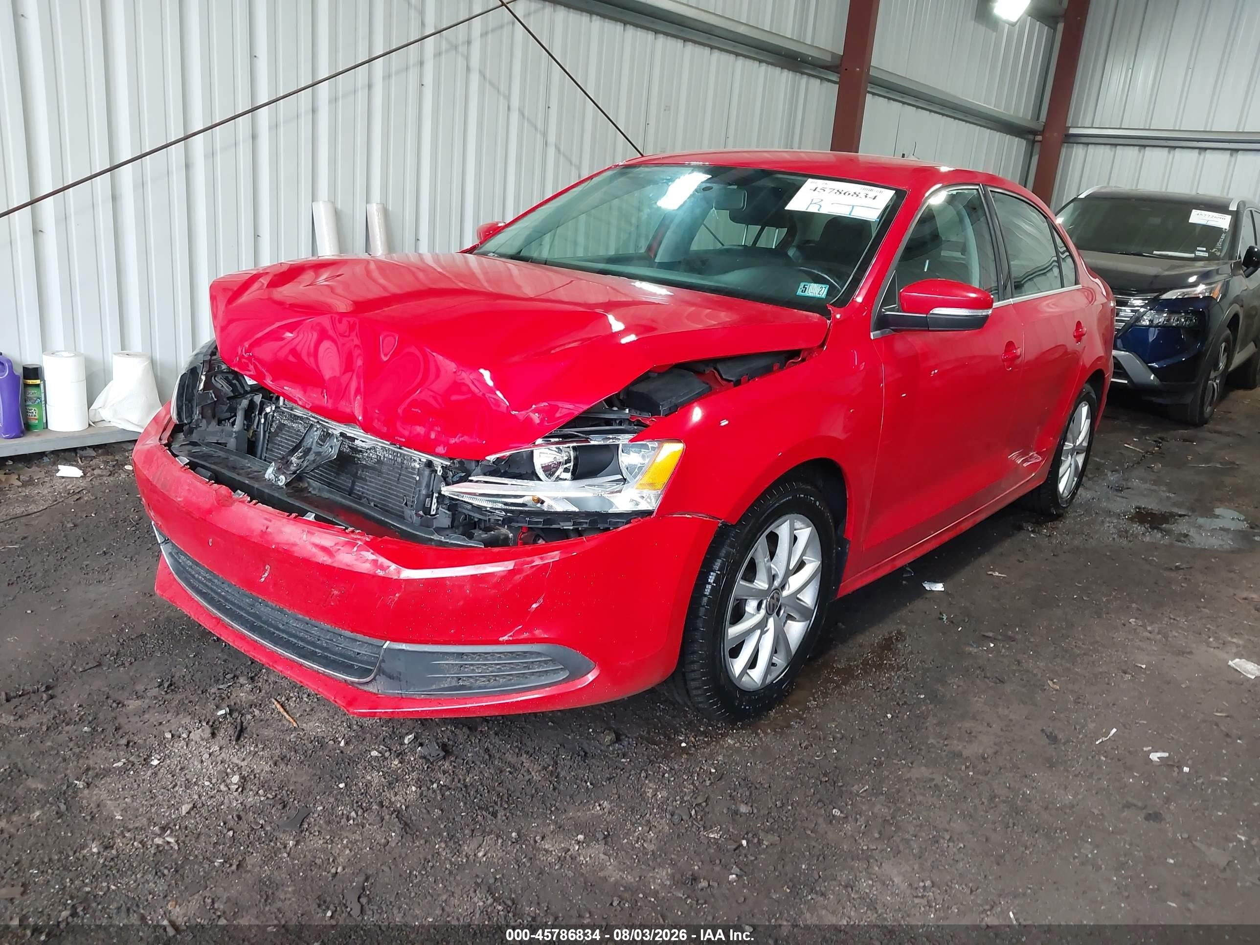 2014 Volkswagen Jetta 1.8t Se Red vin: 3VWD17AJ3EM423753