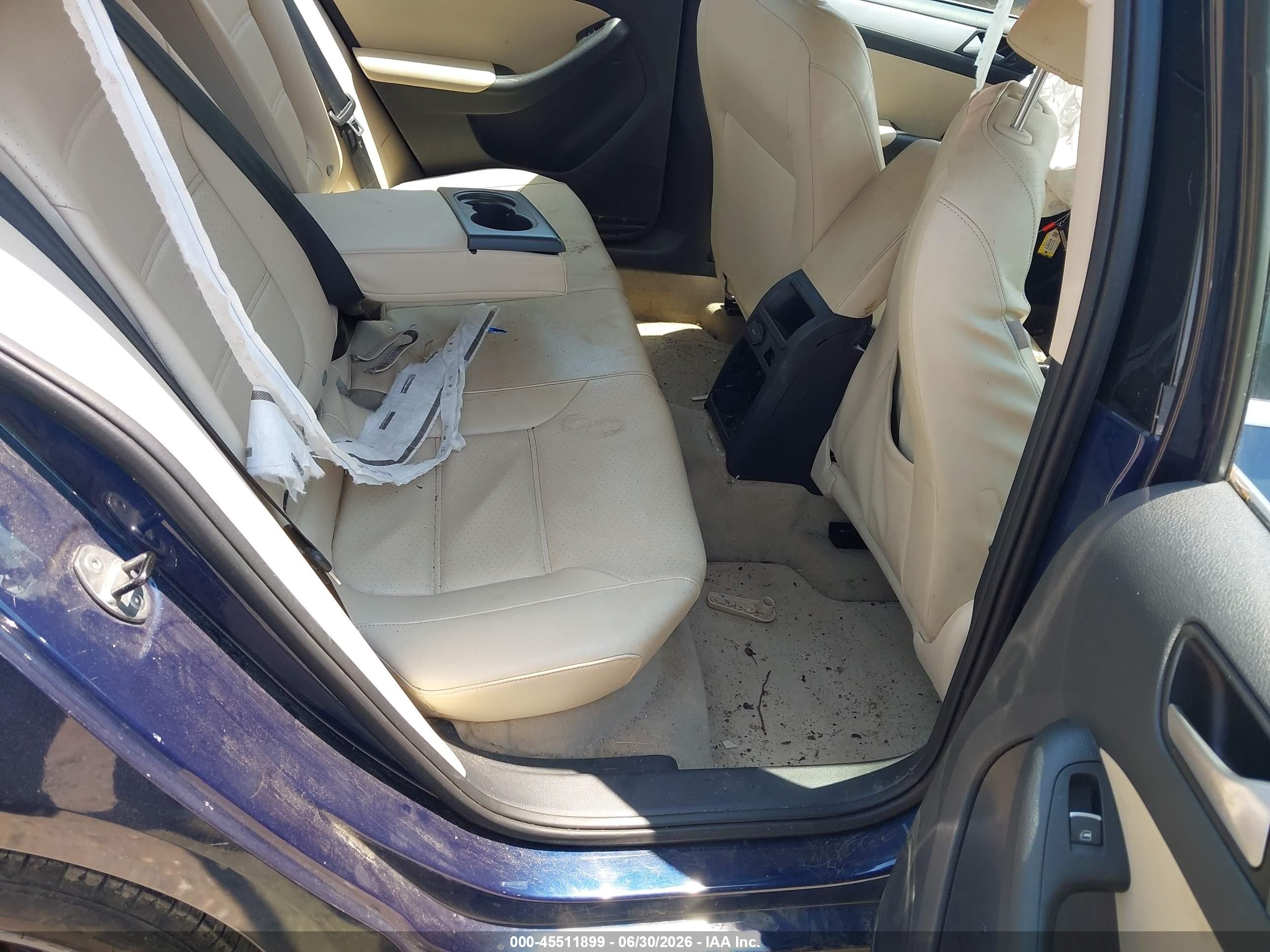 2014 Volkswagen Jetta 1.8t Se Dark Blue vin: 3VWD17AJ3EM437099
