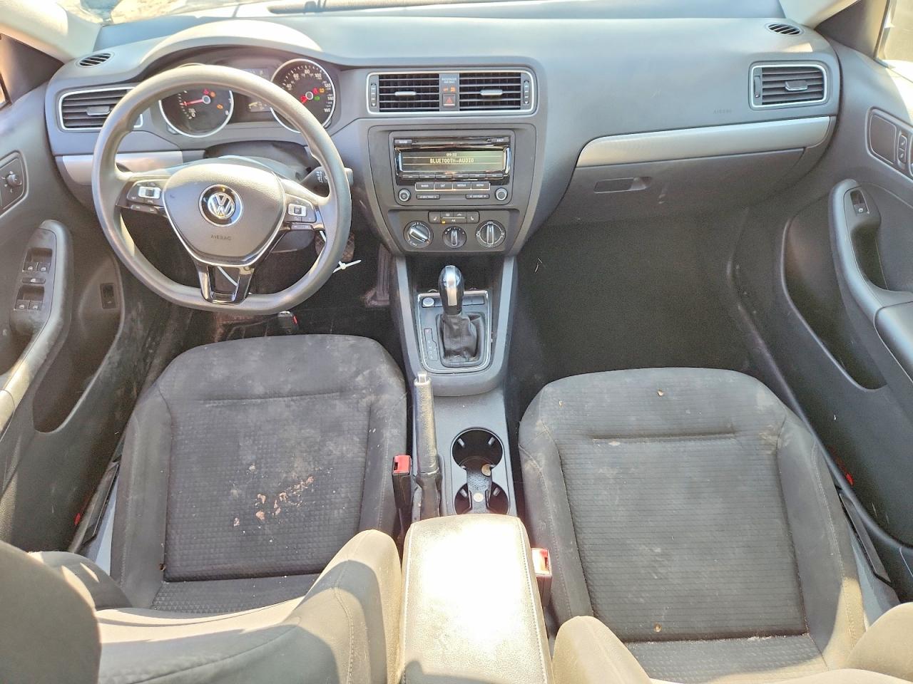 2015 Volkswagen Jetta Se Black vin: 3VWD17AJ3FM229726