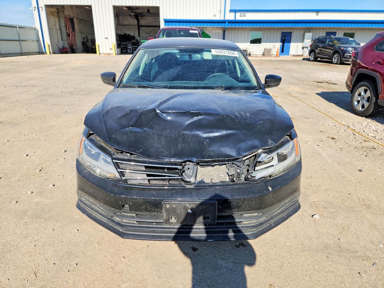 2015 Volkswagen Jetta Se Black vin: 3VWD17AJ3FM229726