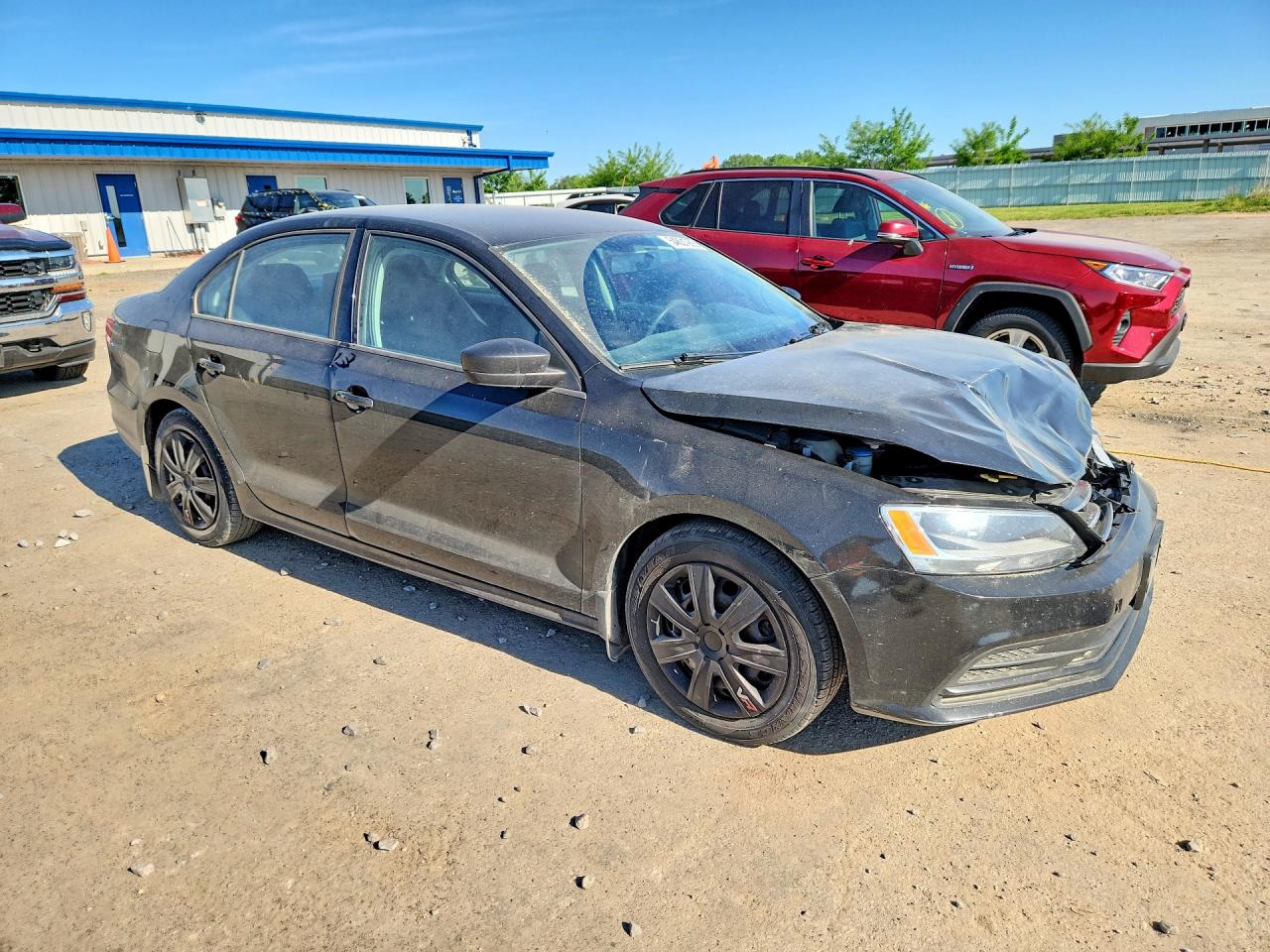 2015 Volkswagen Jetta Se Black vin: 3VWD17AJ3FM229726