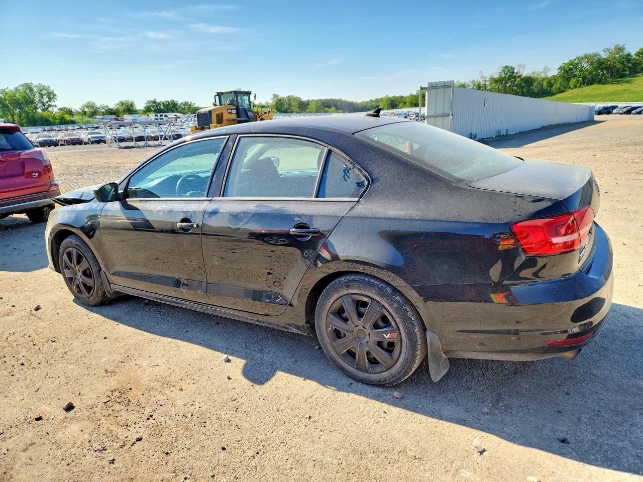 2015 Volkswagen Jetta Se Black vin: 3VWD17AJ3FM229726