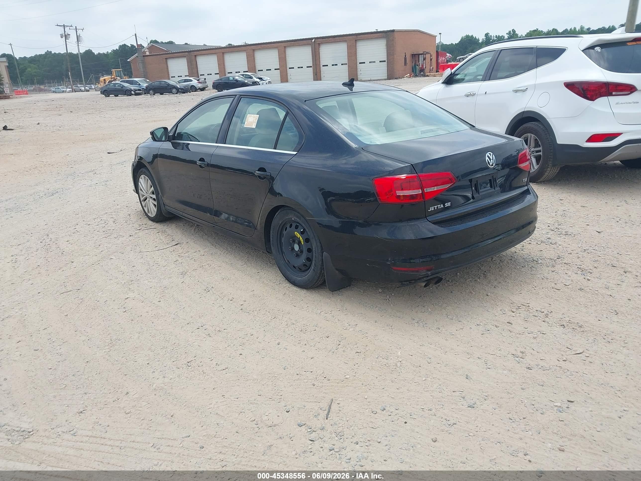 2015 Volkswagen Jetta 1.8t Se Черный vin: 3VWD17AJ3FM269563