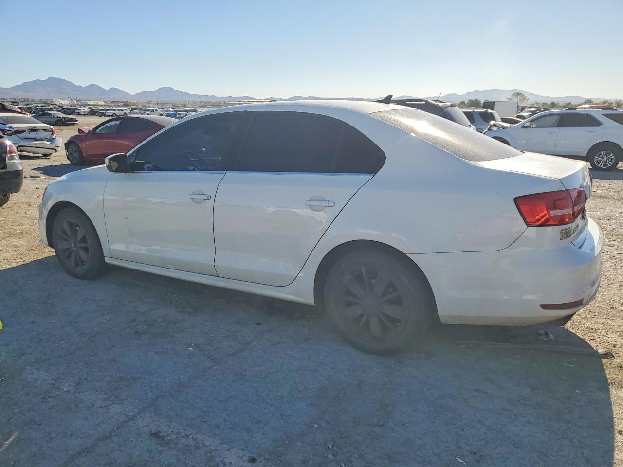 2015 Volkswagen Jetta Se White vin: 3VWD17AJ3FM276352