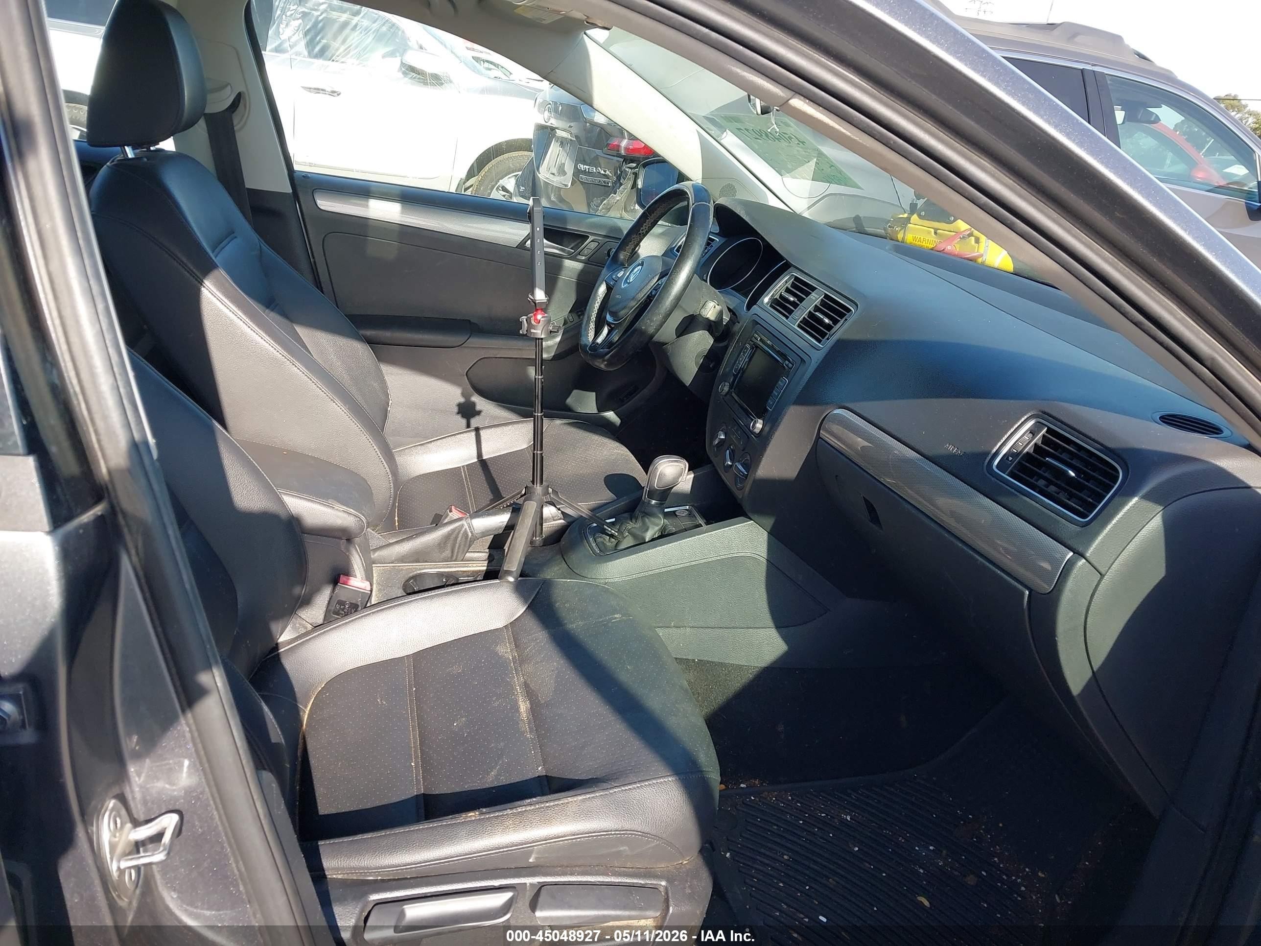 2015 Volkswagen Jetta 1.8t Se Gray vin: 3VWD17AJ3FM283950