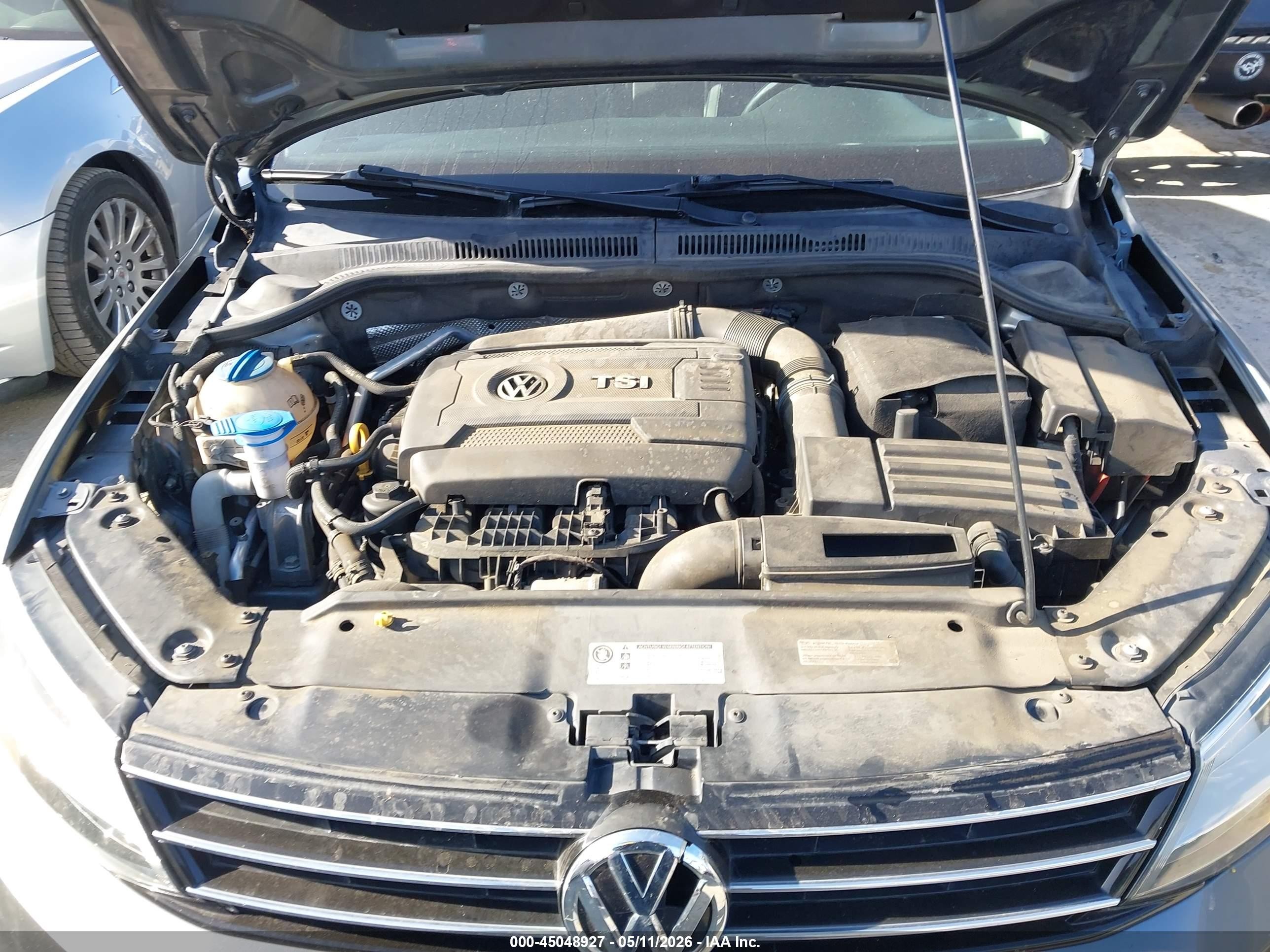 2015 Volkswagen Jetta 1.8t Se Gray vin: 3VWD17AJ3FM283950