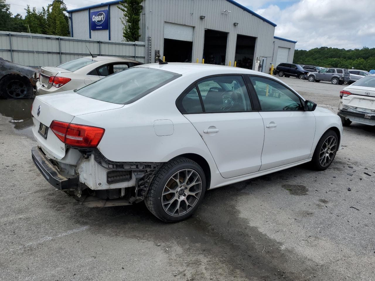 2015 Volkswagen Jetta Se Белый vin: 3VWD17AJ3FM288081