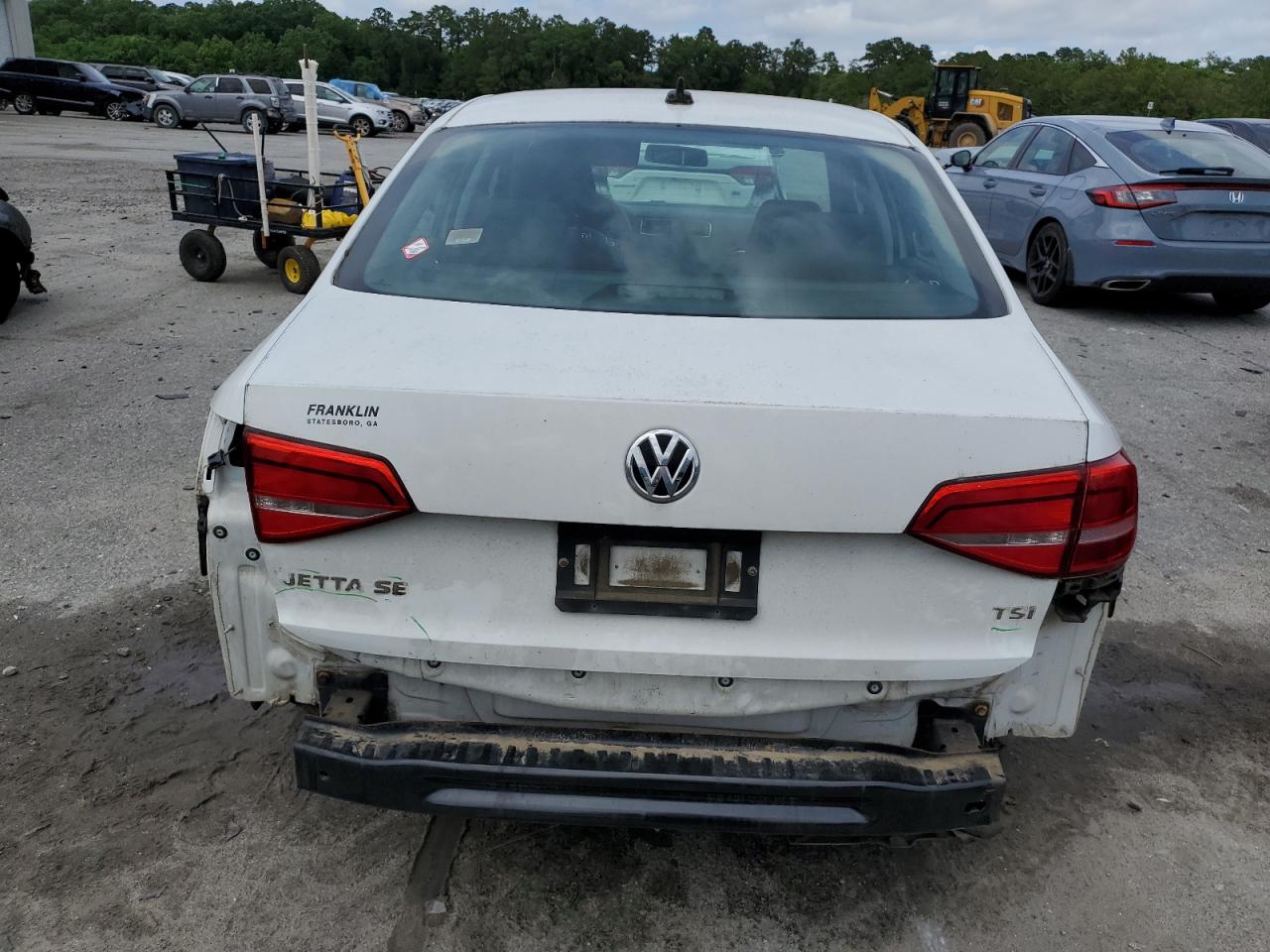 2015 Volkswagen Jetta Se Белый vin: 3VWD17AJ3FM288081