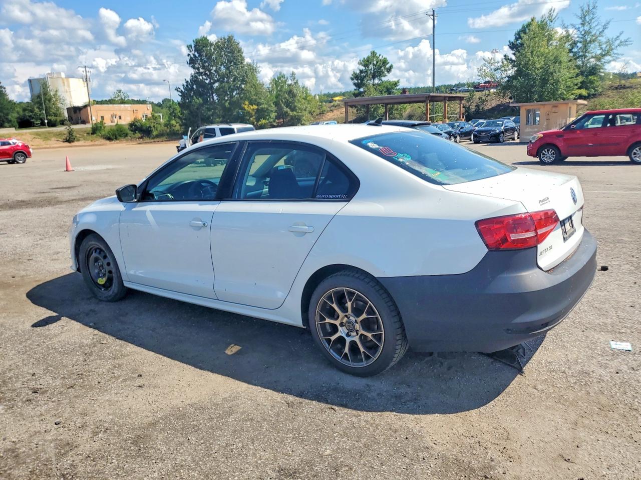 2015 Volkswagen Jetta Se White vin: 3VWD17AJ3FM288081