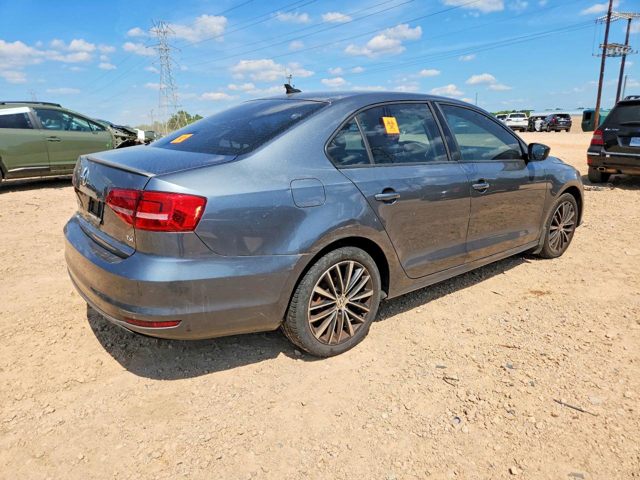 2015 Volkswagen Jetta Se Серый vin: 3VWD17AJ3FM323119