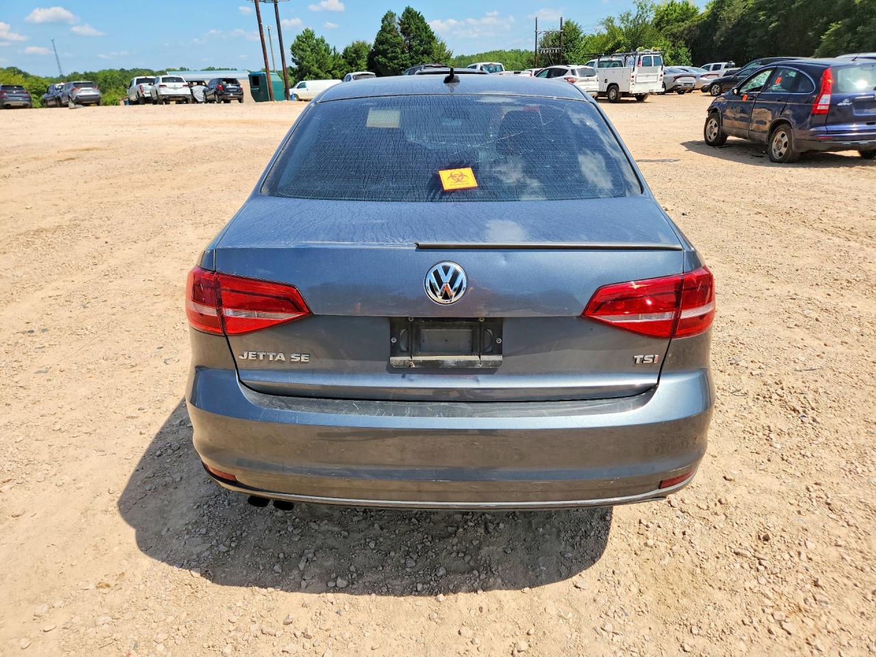 2015 Volkswagen Jetta Se Серый vin: 3VWD17AJ3FM323119