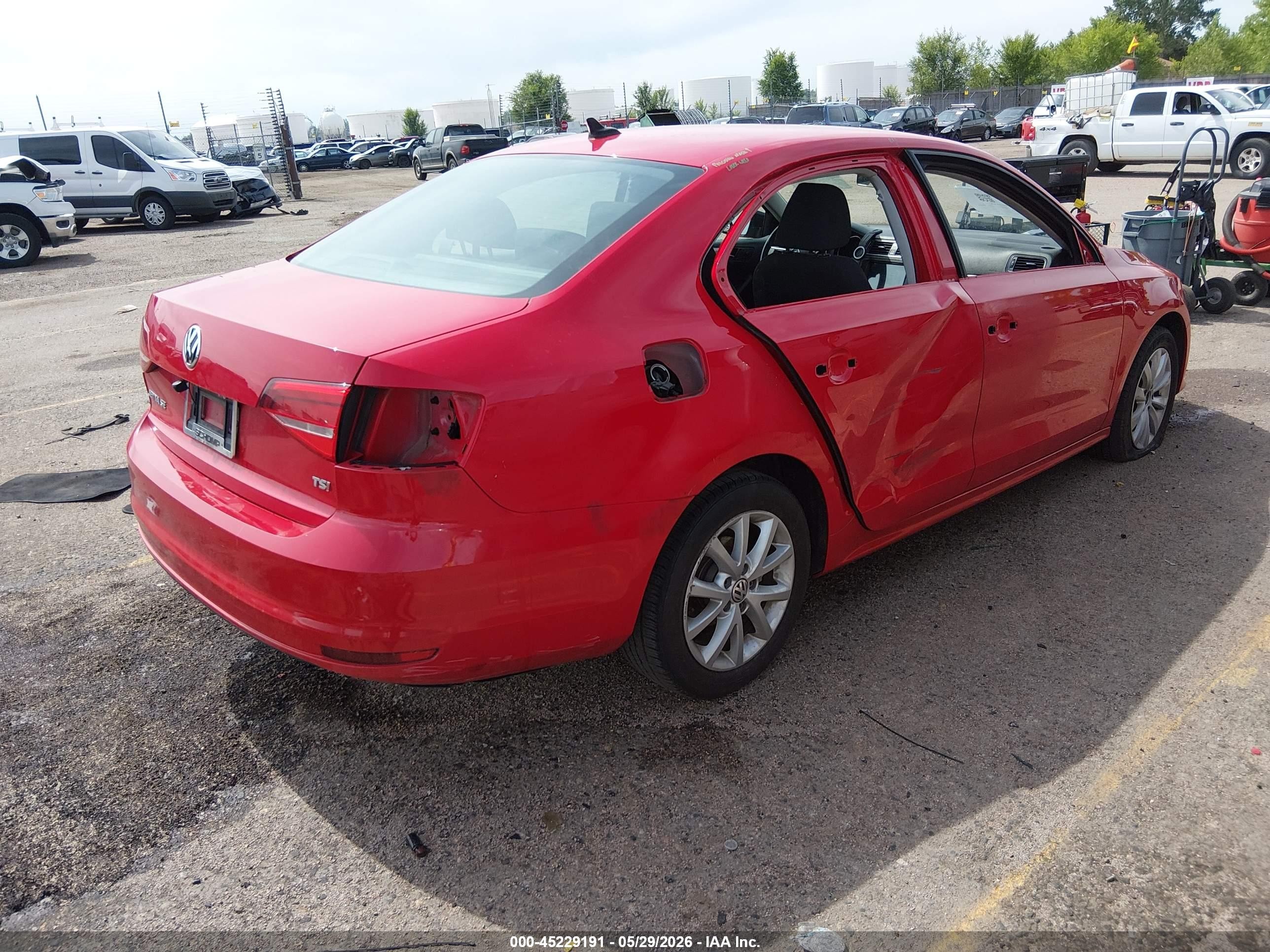 2015 Volkswagen Jetta 1.8t Se Red vin: 3VWD17AJ3FM331947