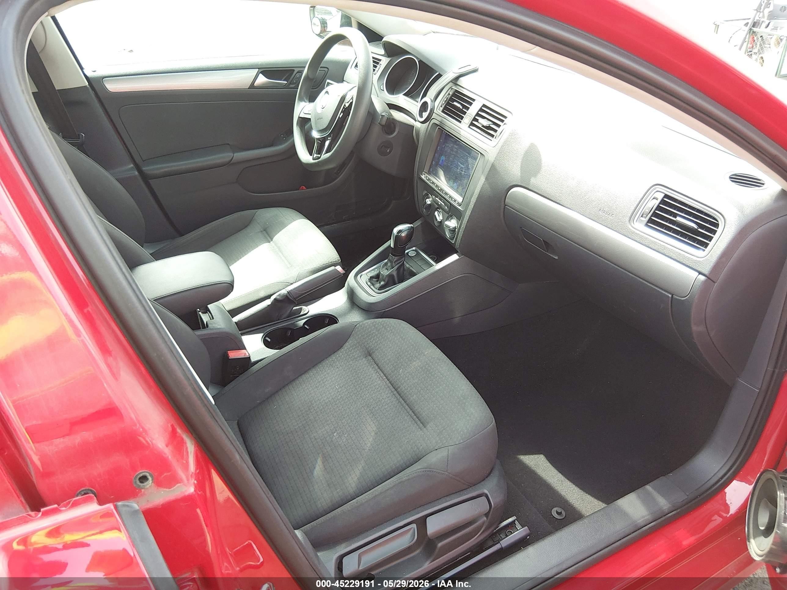 2015 Volkswagen Jetta 1.8t Se Red vin: 3VWD17AJ3FM331947