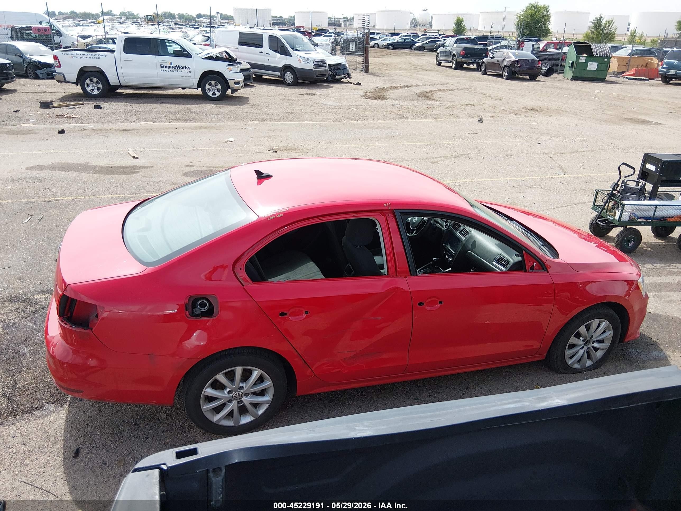 2015 Volkswagen Jetta 1.8t Se Red vin: 3VWD17AJ3FM331947