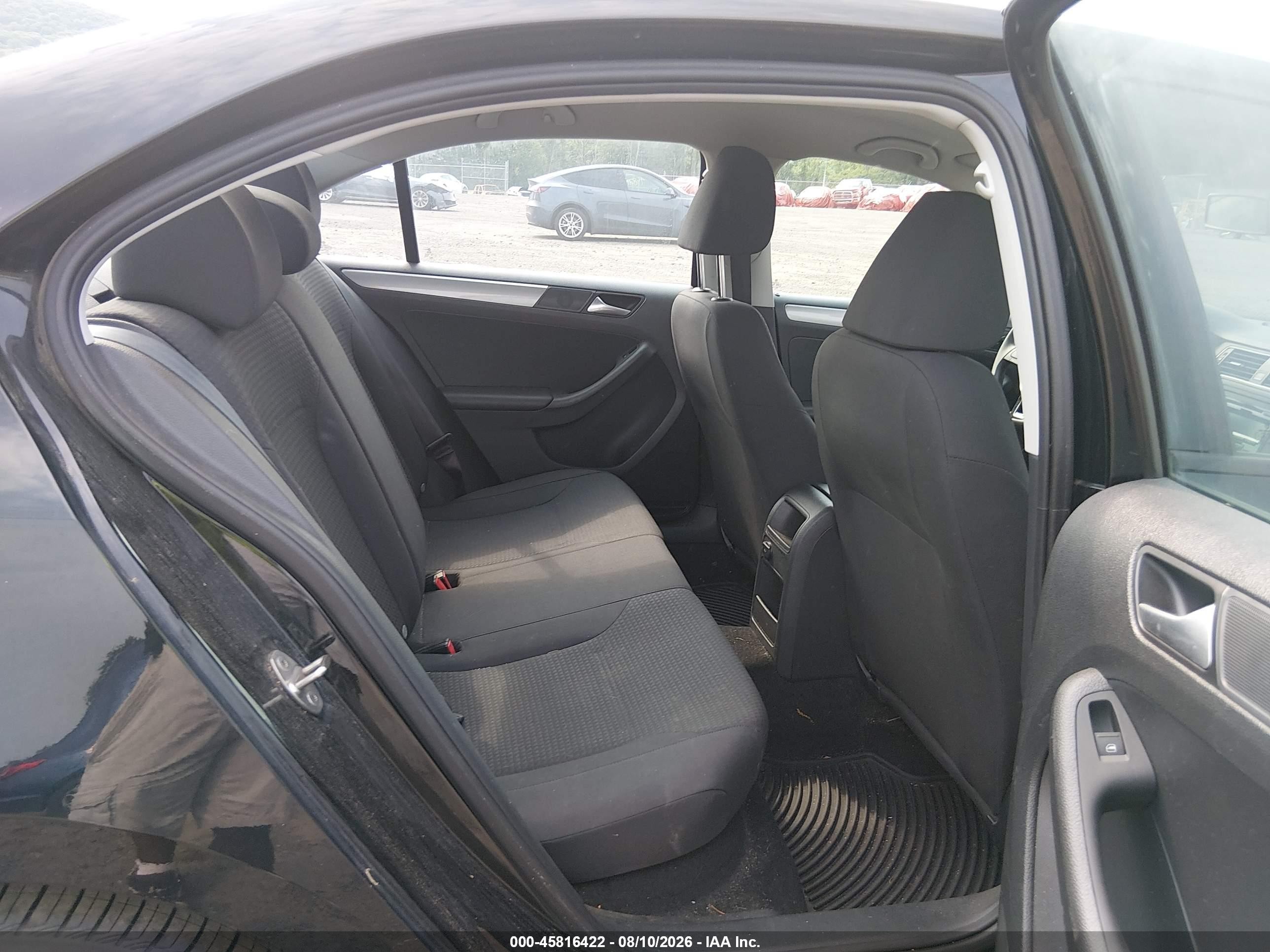 2015 Volkswagen Jetta 1.8t Se Black vin: 3VWD17AJ3FM414116