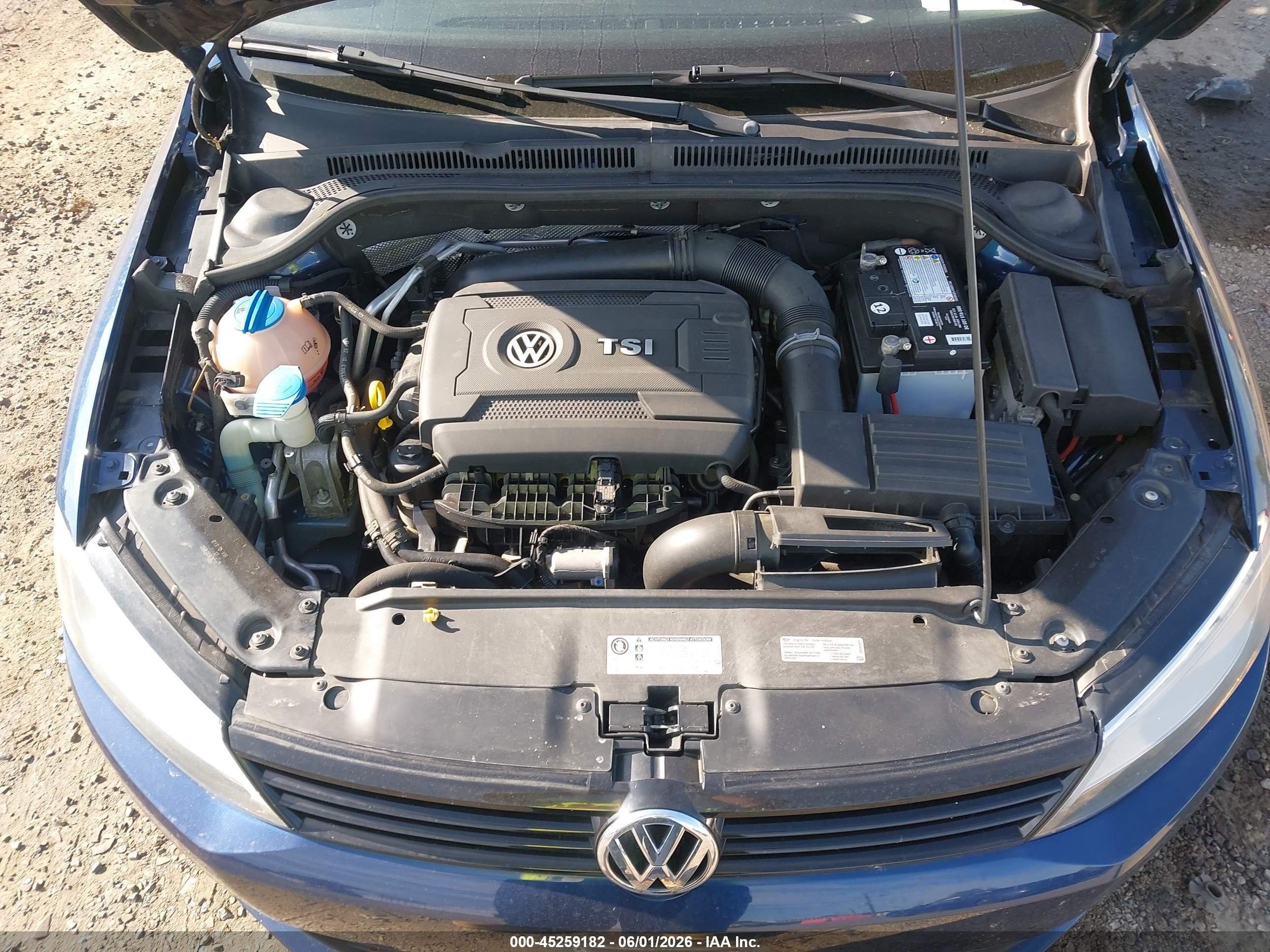 2014 Volkswagen Jetta 1.8t Se Синий vin: 3VWD17AJ4EM232861