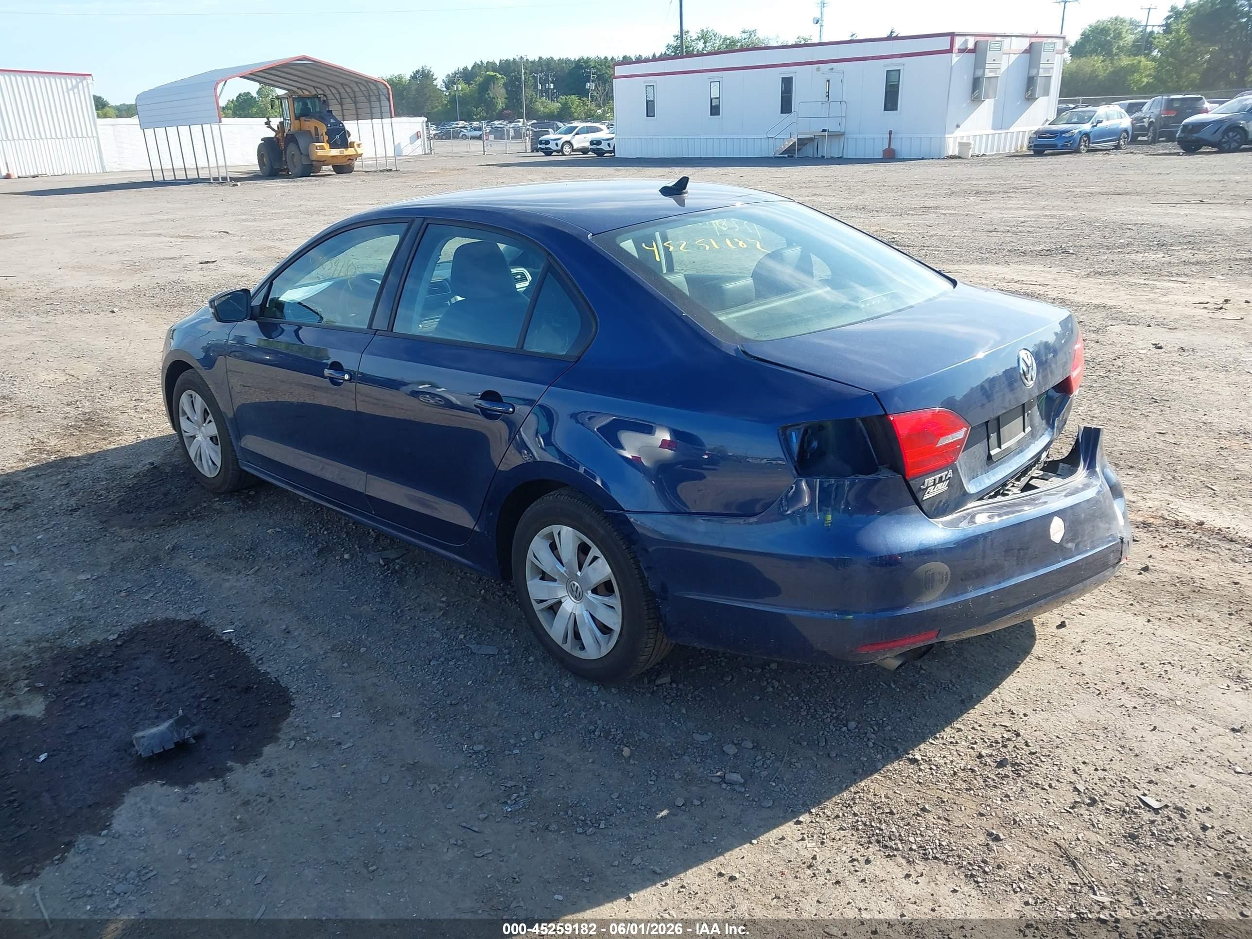 2014 Volkswagen Jetta 1.8t Se Синий vin: 3VWD17AJ4EM232861