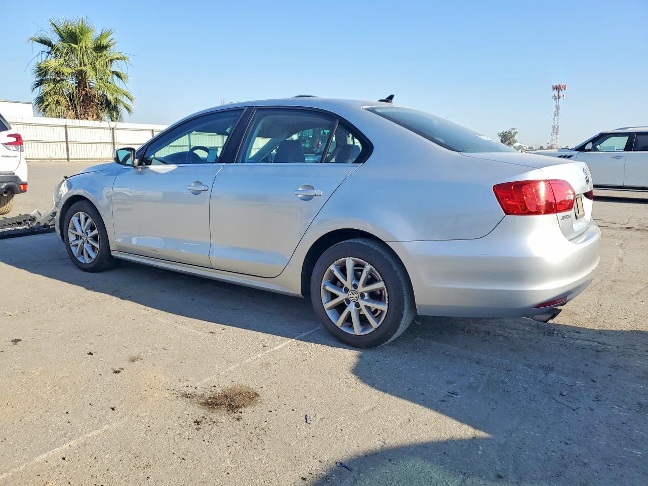 2014 Volkswagen Jetta Se Silver vin: 3VWD17AJ4EM241897