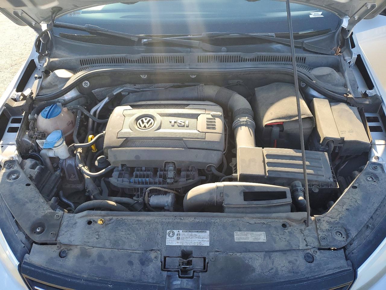2014 Volkswagen Jetta Se Silver vin: 3VWD17AJ4EM241897
