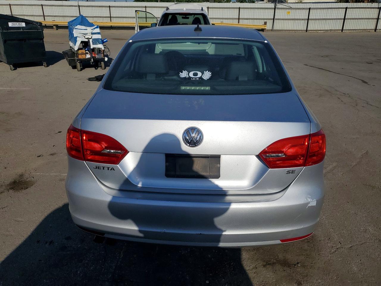 2014 Volkswagen Jetta Se Silver vin: 3VWD17AJ4EM241897