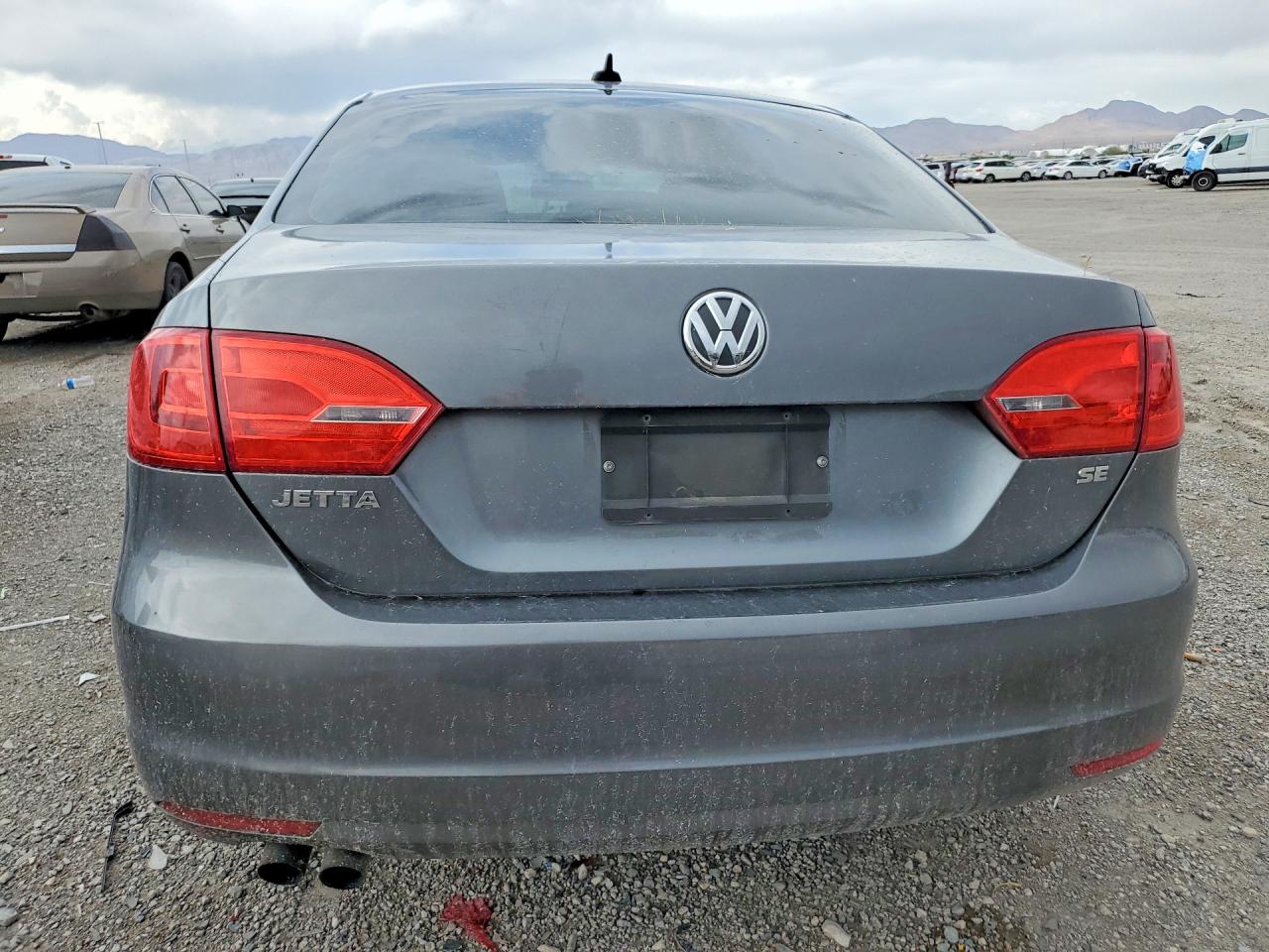 2014 Volkswagen Jetta Se Gray vin: 3VWD17AJ4EM261471