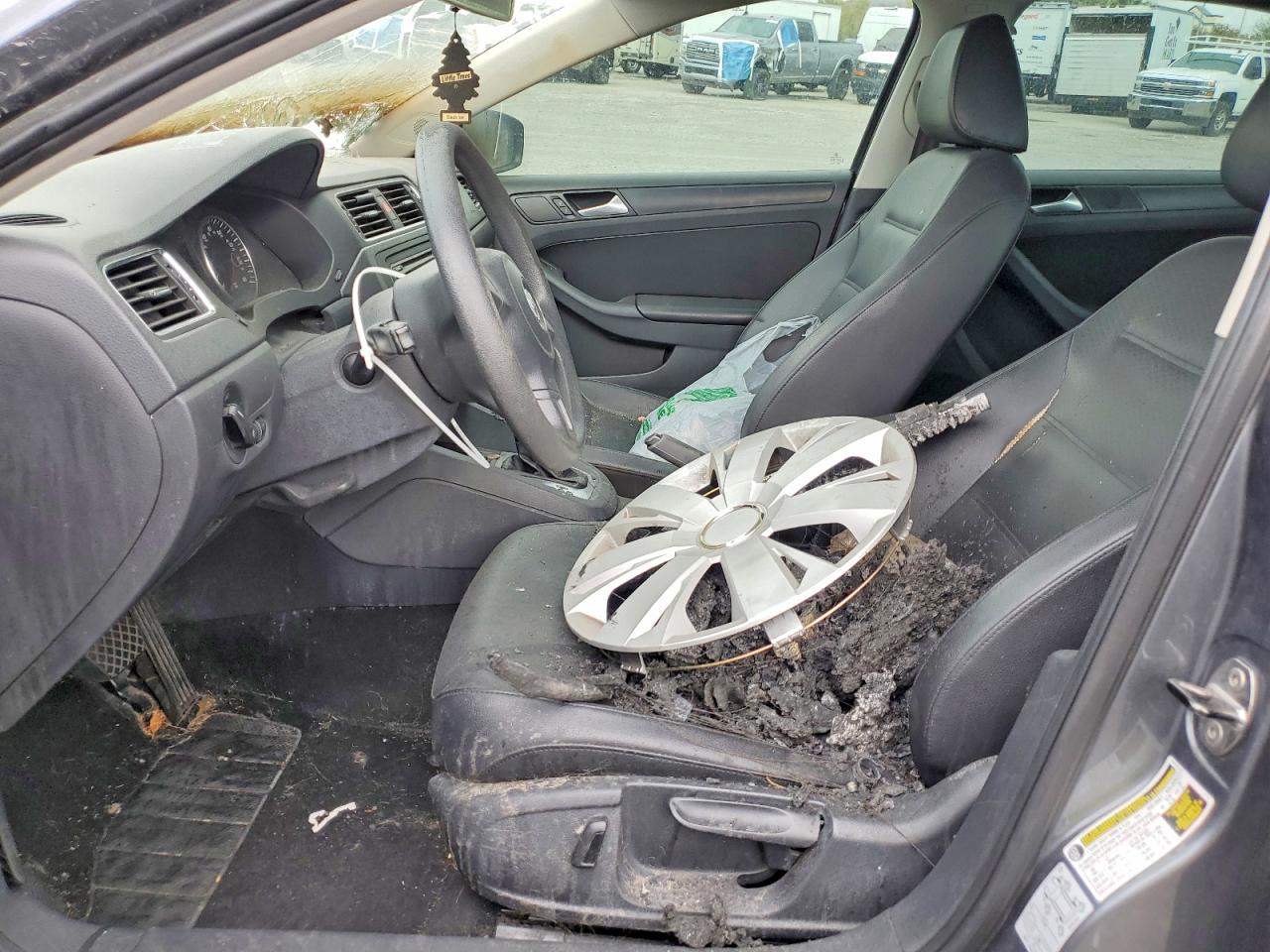 2014 Volkswagen Jetta Se Gray vin: 3VWD17AJ4EM261471