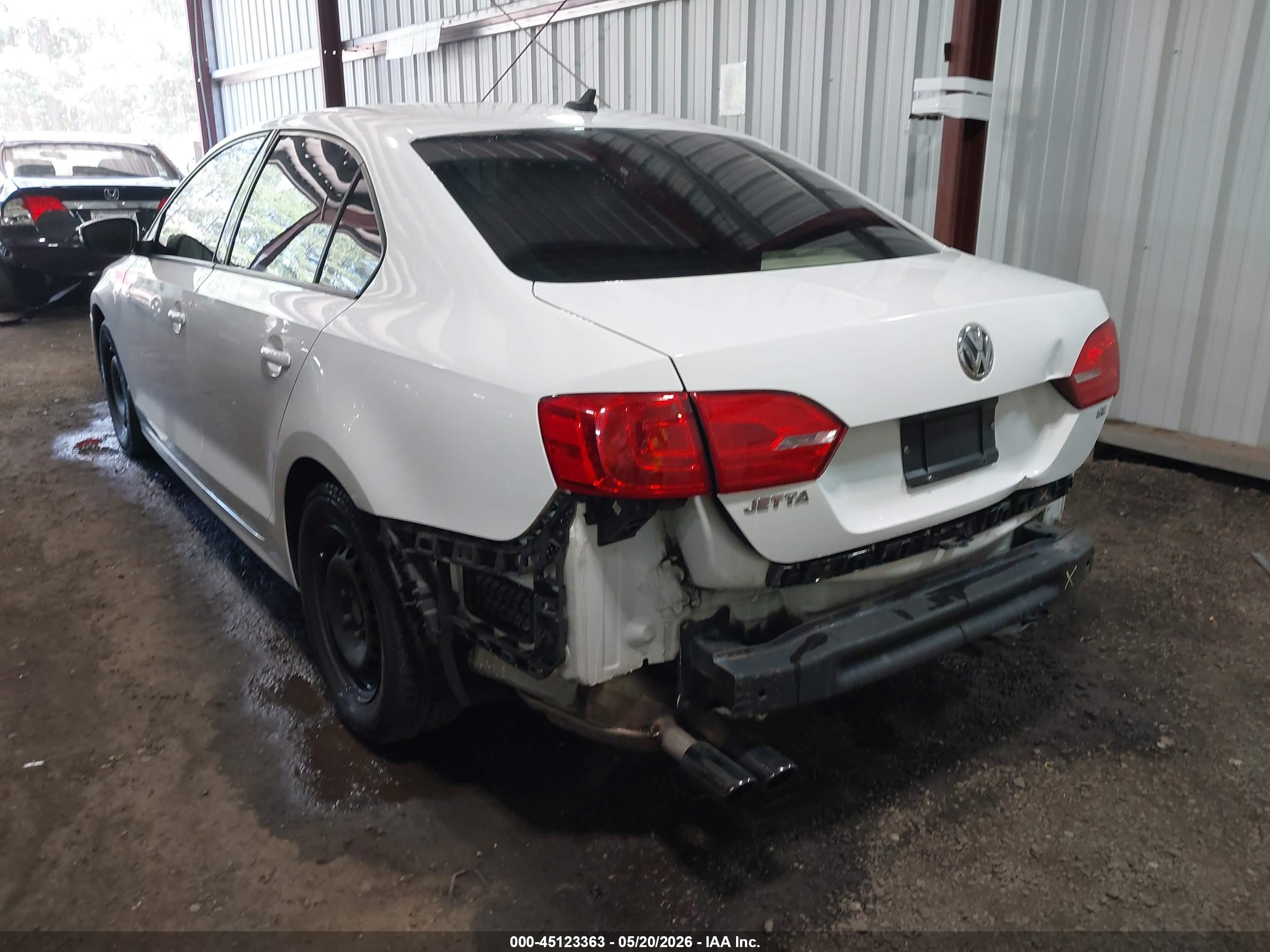 2014 Volkswagen Jetta 1.8t Se White vin: 3VWD17AJ4EM266539