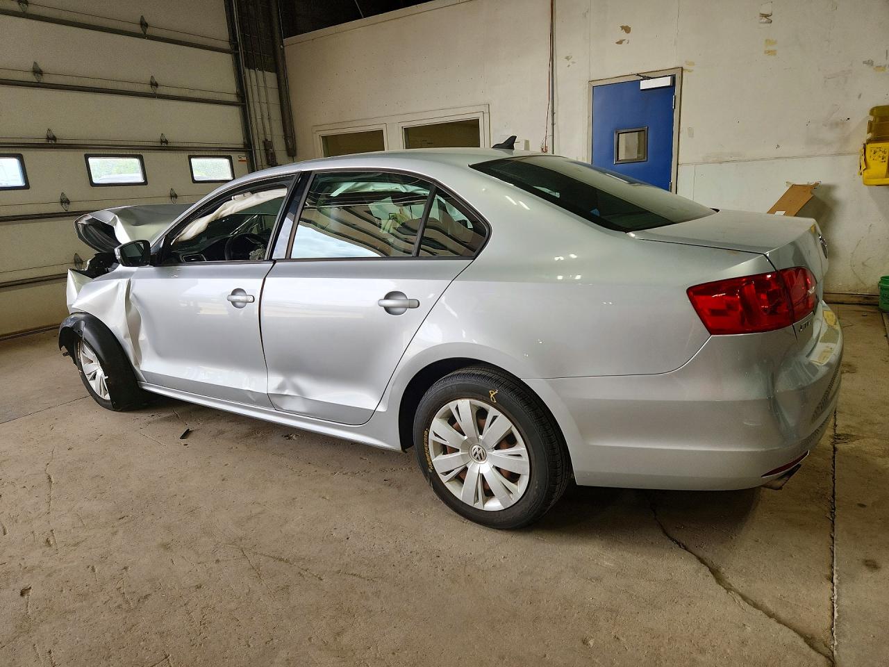2014 Volkswagen Jetta Se Silver vin: 3VWD17AJ4EM283406