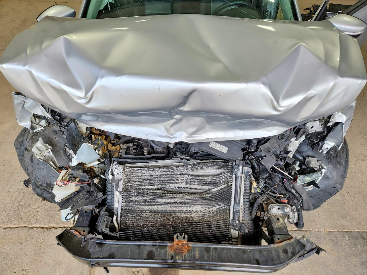 2014 Volkswagen Jetta Se Silver vin: 3VWD17AJ4EM283406
