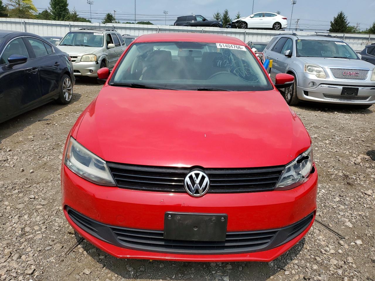 2014 Volkswagen Jetta Se Красный vin: 3VWD17AJ4EM283647
