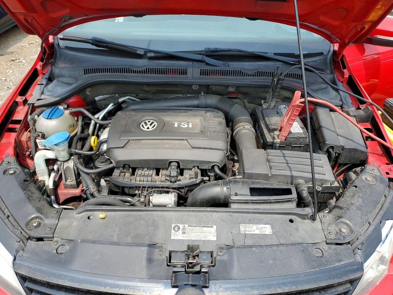 2014 Volkswagen Jetta Se Красный vin: 3VWD17AJ4EM283647