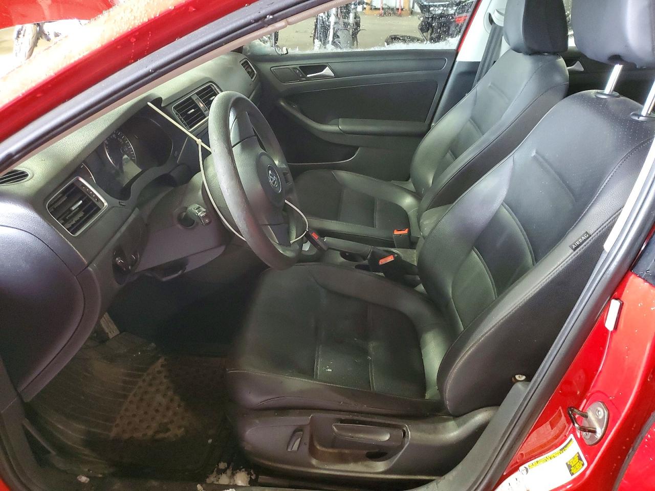 2014 Volkswagen Jetta Se Red vin: 3VWD17AJ4EM284510