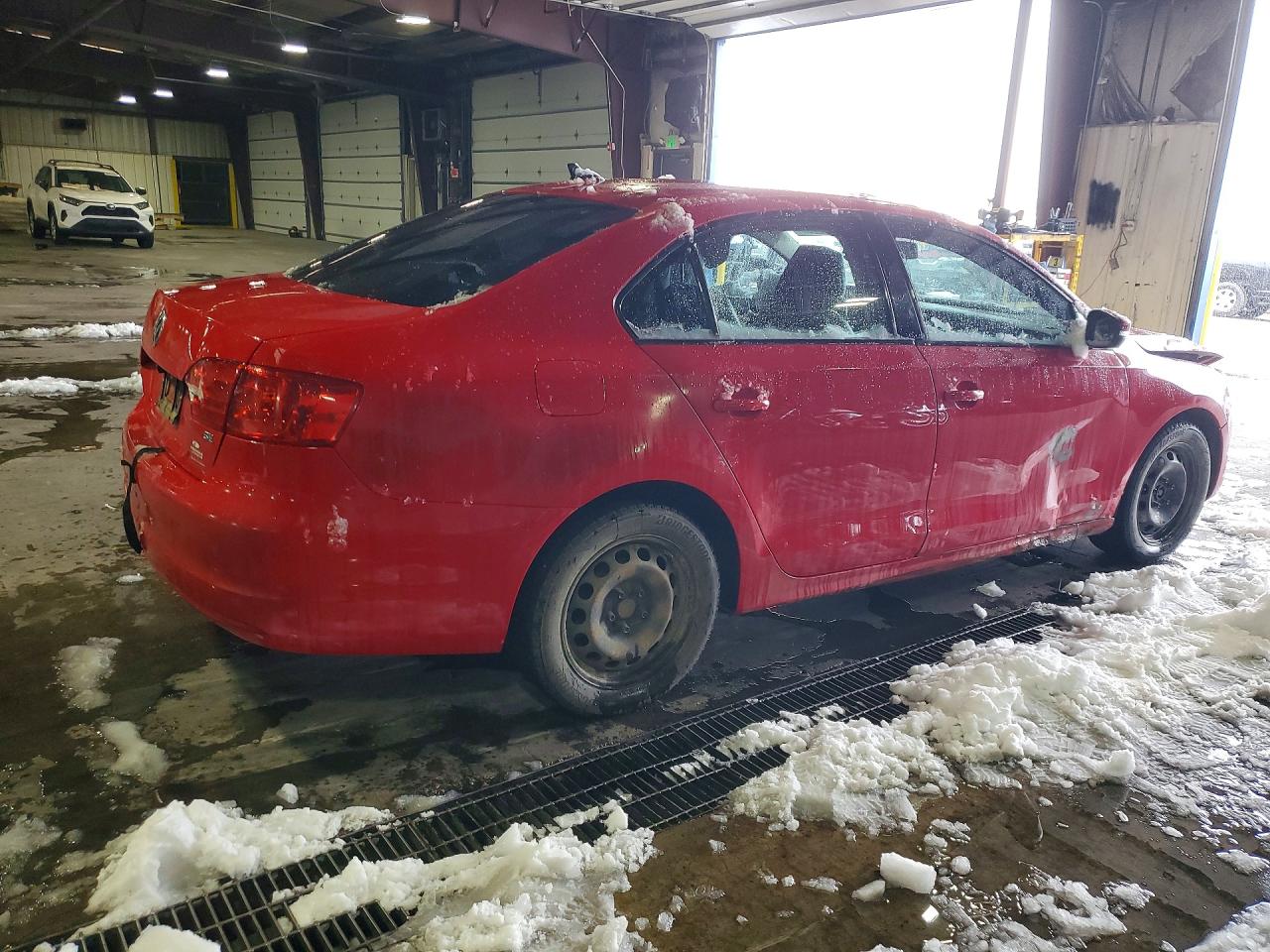 2014 Volkswagen Jetta Se Red vin: 3VWD17AJ4EM284510