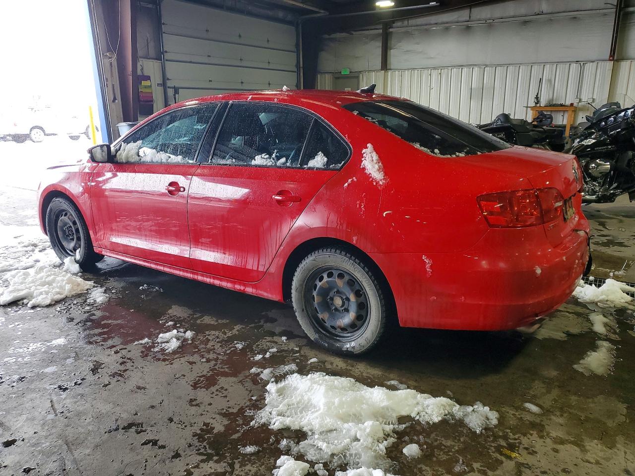 2014 Volkswagen Jetta Se Red vin: 3VWD17AJ4EM284510