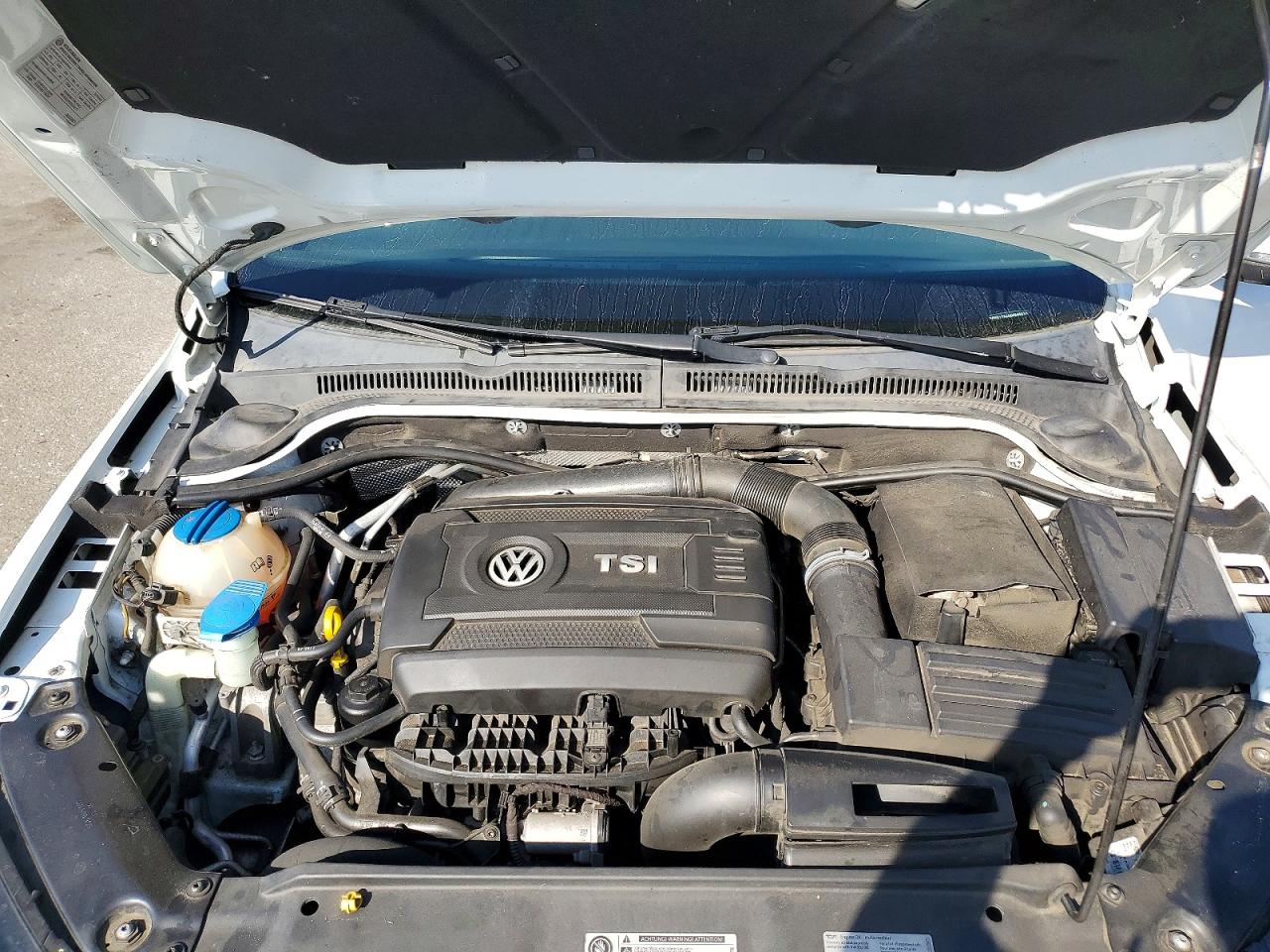 2014 Volkswagen Jetta Se Белый vin: 3VWD17AJ4EM285320